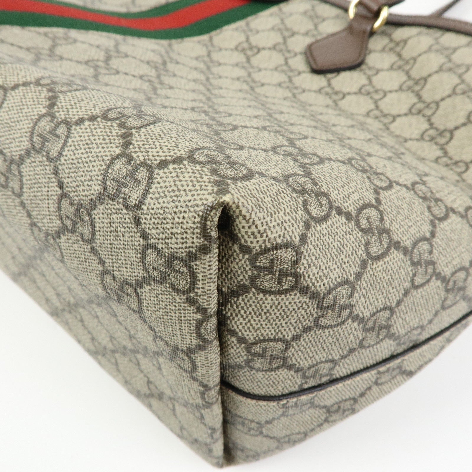 GUCCI Ophidia Sherry GG Supreme Leather Medium Tote Bag 631685