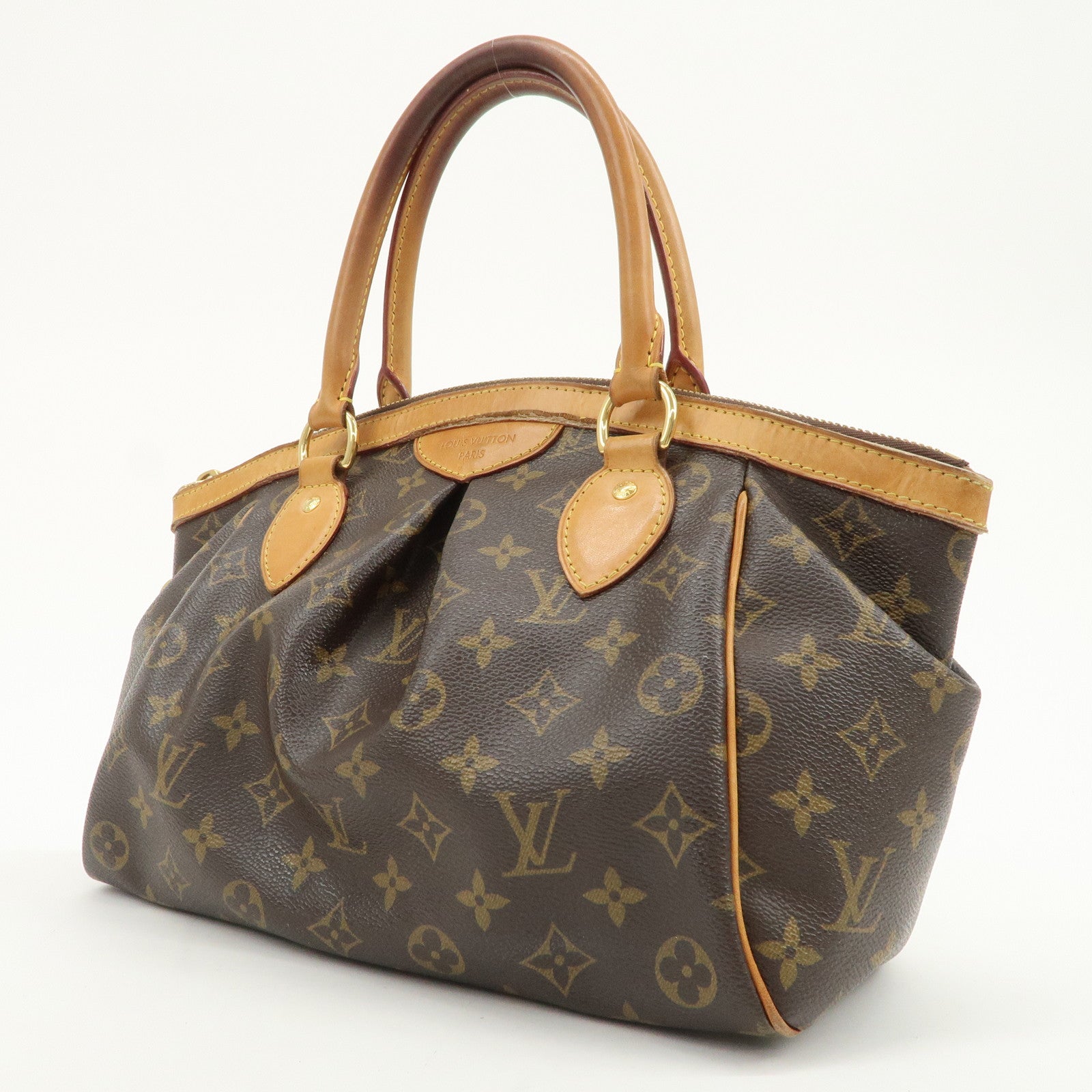 Louis Vuitton Monogram Tivoli PM Hand Bag Shoulder Bag Brown M40143