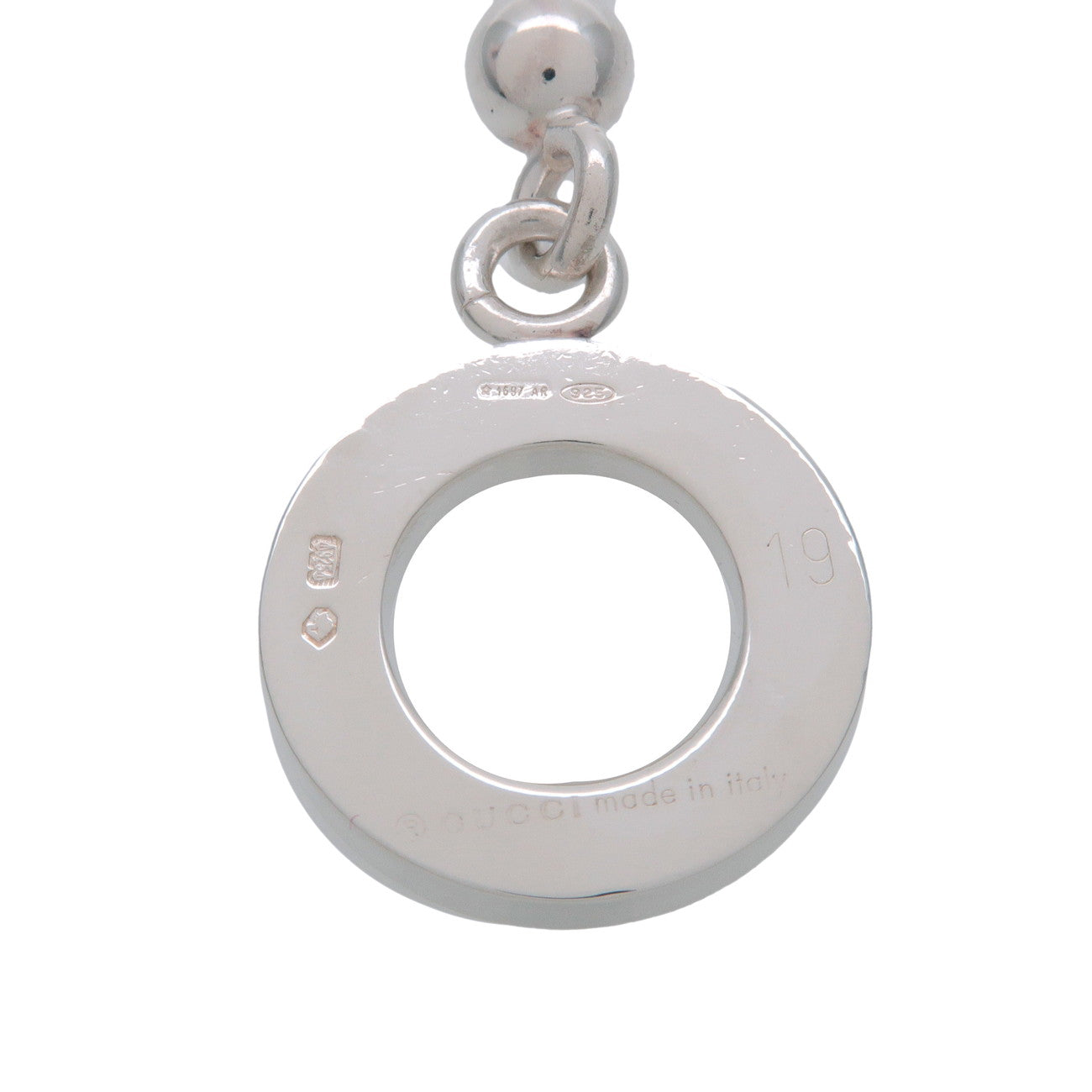 GUCCI Ball Chain Bracelet SV925 Silver 010294