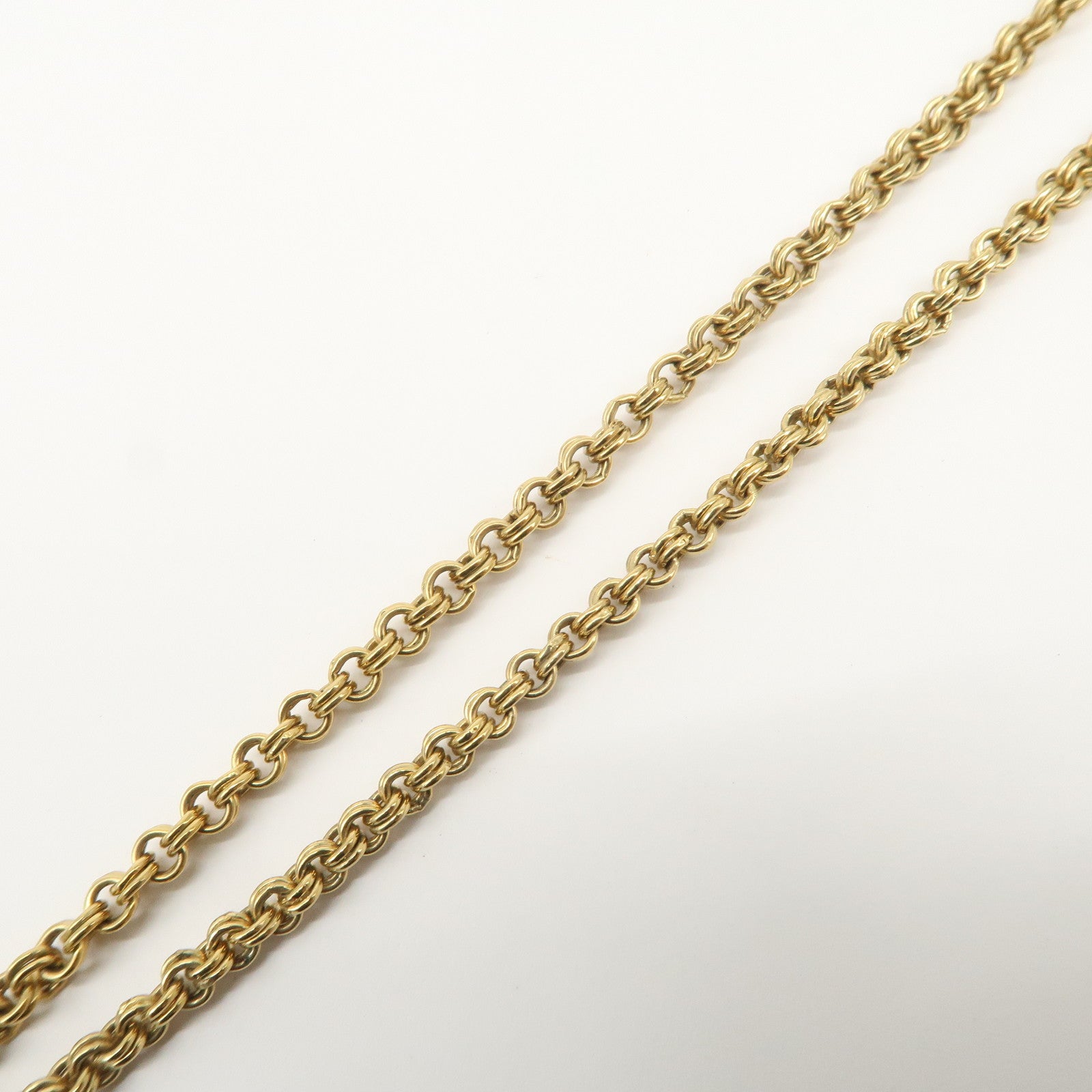Christian Dior CD Logo Metal Rhinestone Necklace Choker Gold
