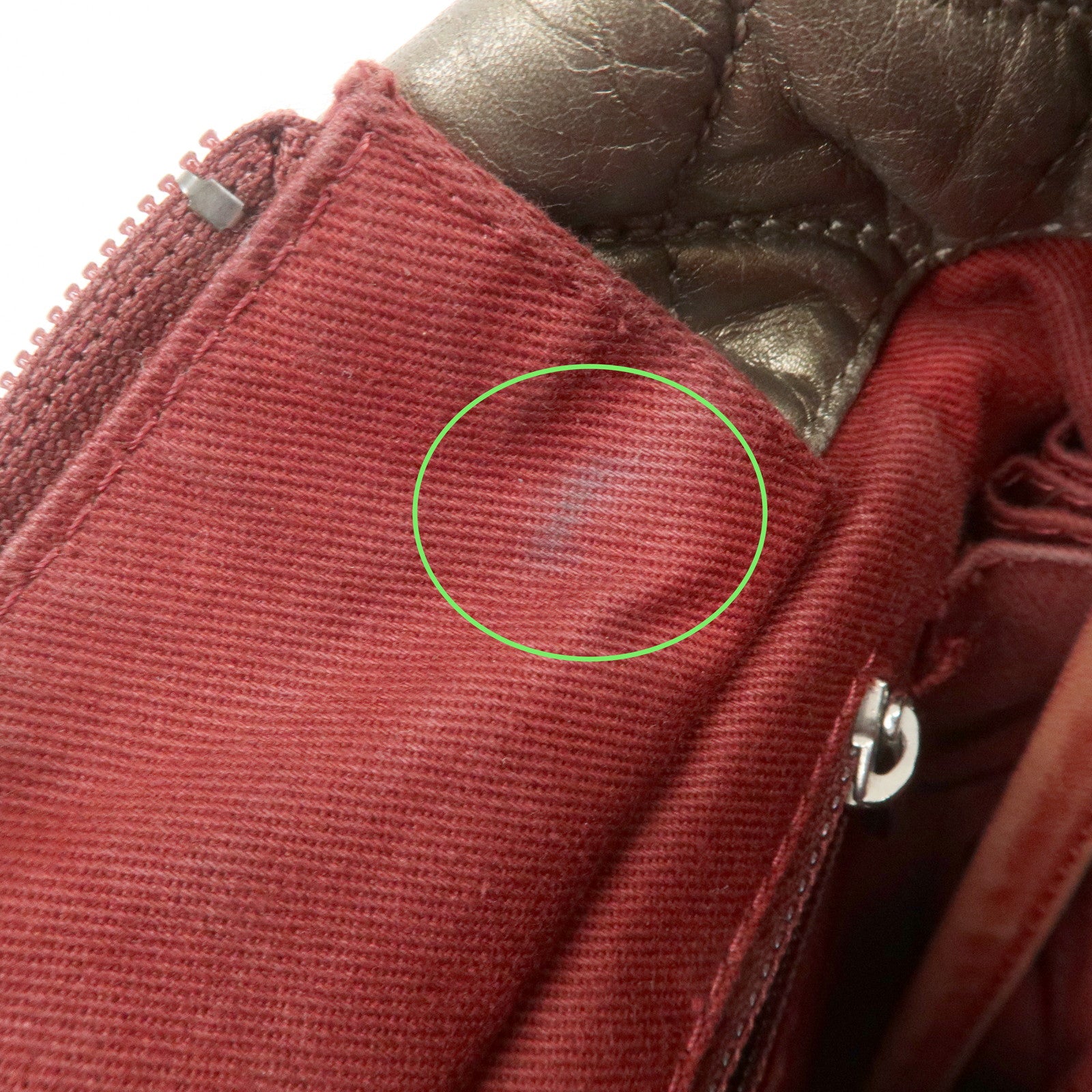 CHANEL Cambon Line Cotton Club Chain Shoulder Bag Tote Bag A34317