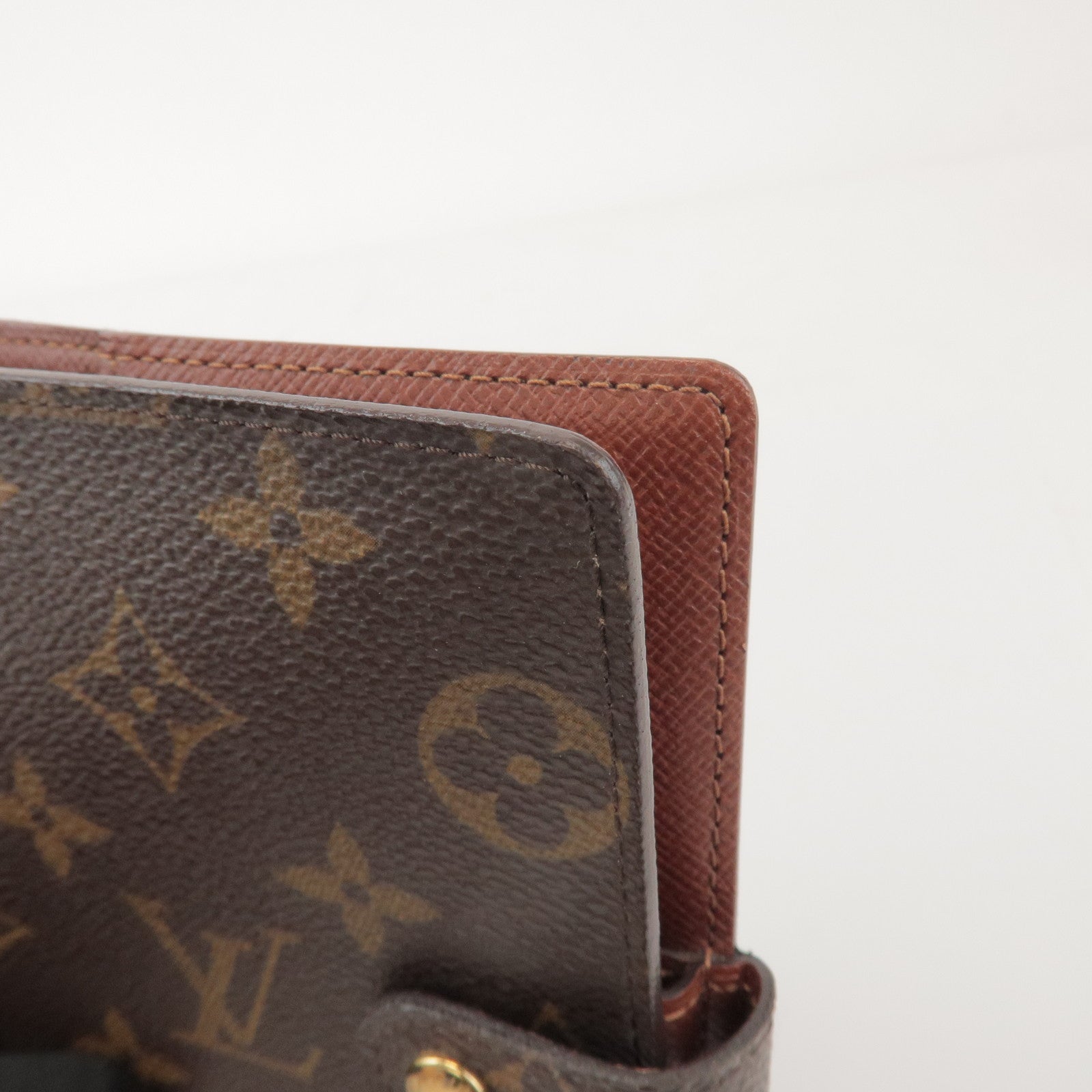 Louis Vuitton Monogram Agenda PM Planner Cover Brown R20005