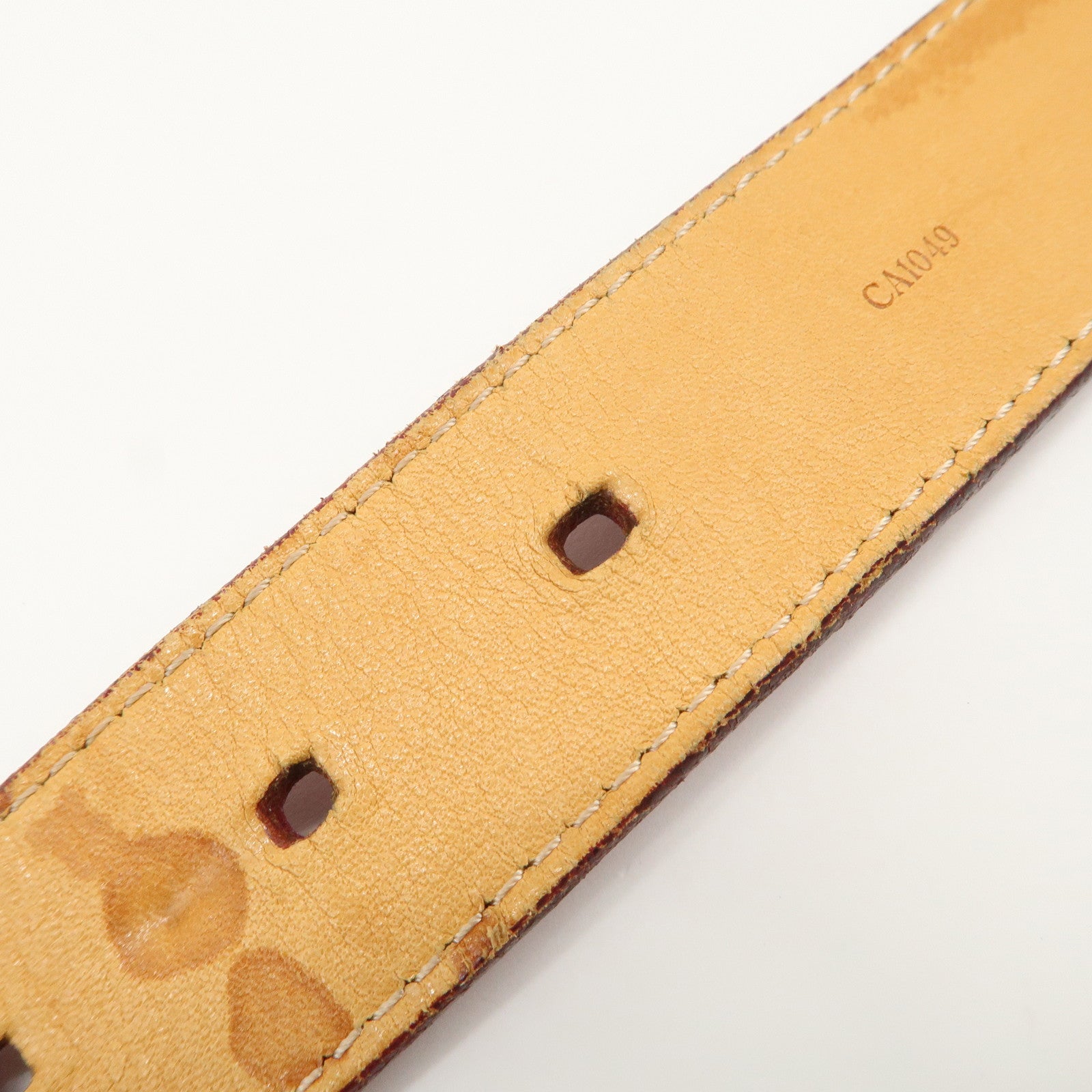 Louis Vuitton Monogram Vernis Ceinture Carre Belt 90/36 Red M6980