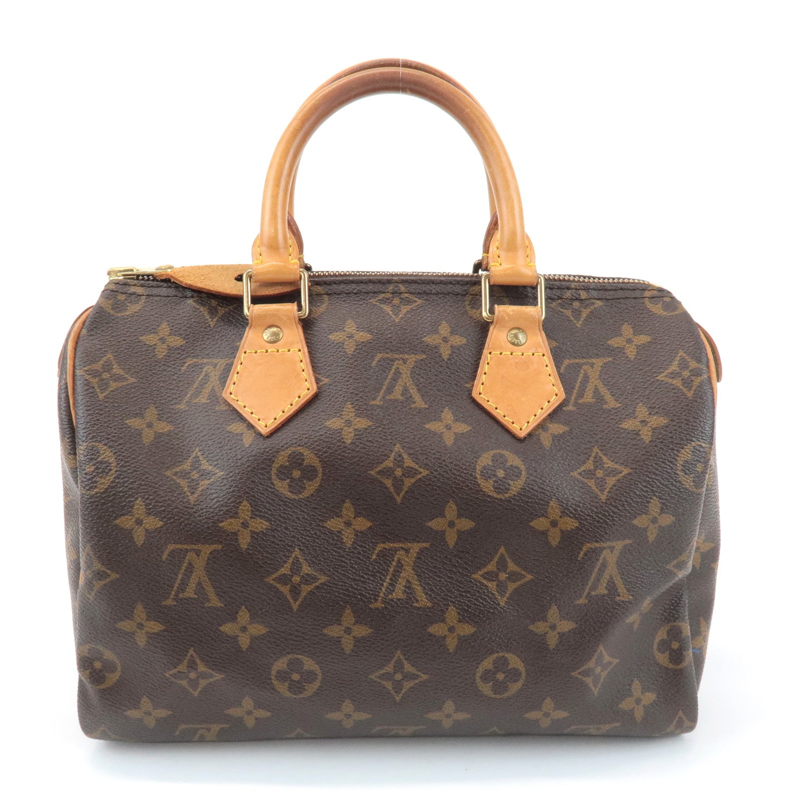 Louis Vuitton Monogram Speedy 25 Hand Bag Boston Bag M41528