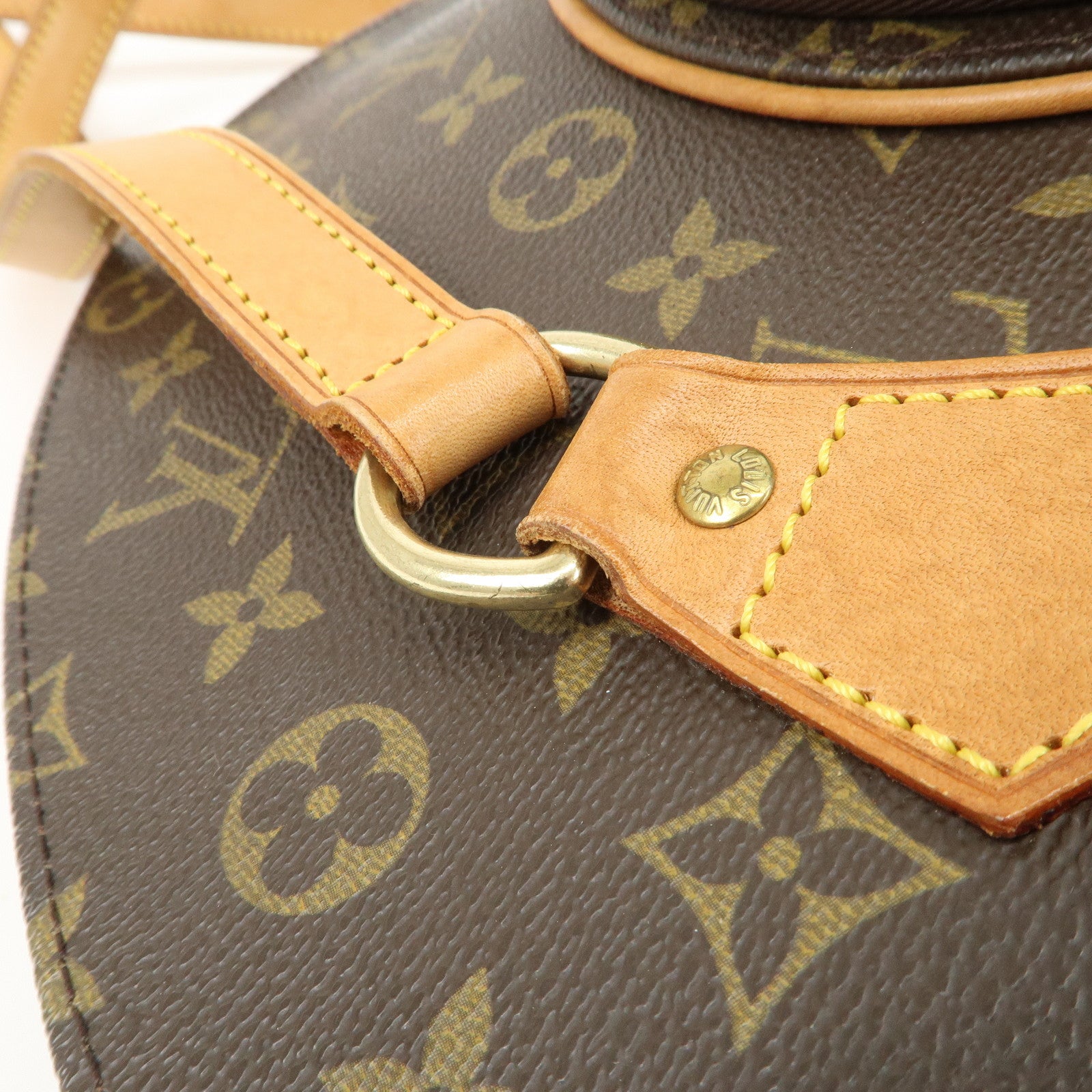 Louis Vuitton Monogram Ellipse Shopping Shoulder Bag Brown M51128 Used