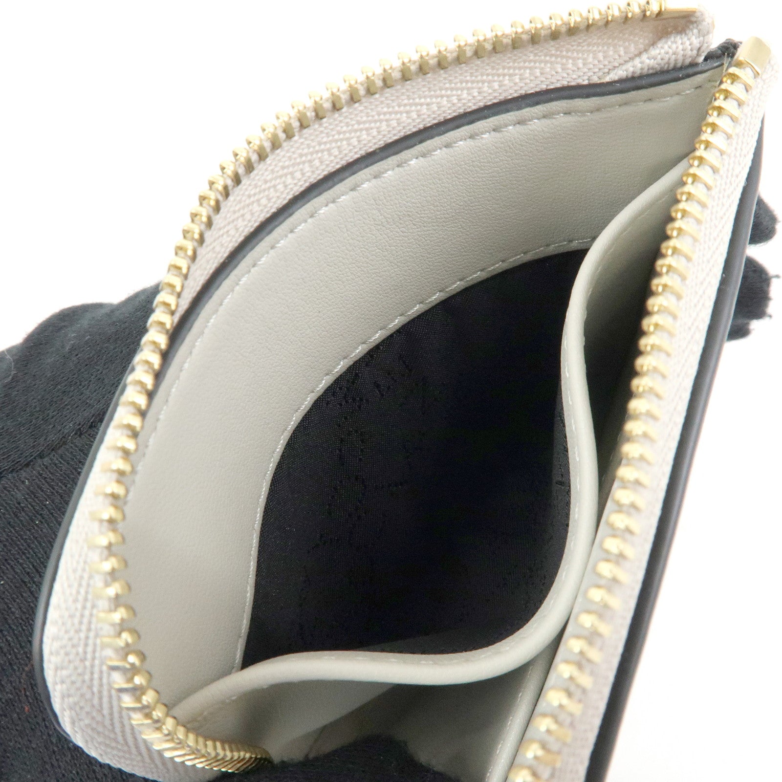 STELLA MCCARTNEY Faux Vegan Leather Compact Wallet Card Case