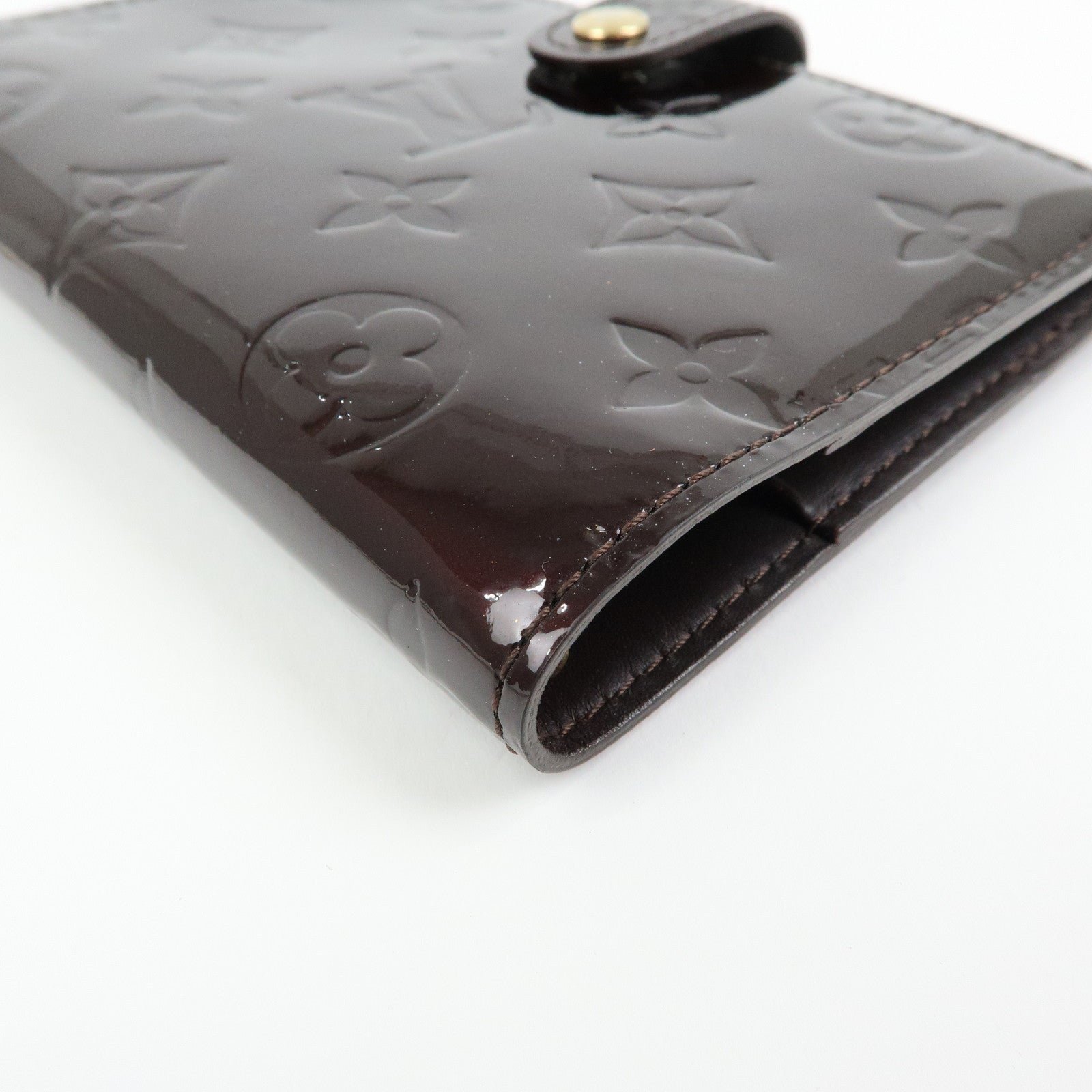 Louis Vuitton Monogram Vernis Leather Agenda PM Amarante R21026