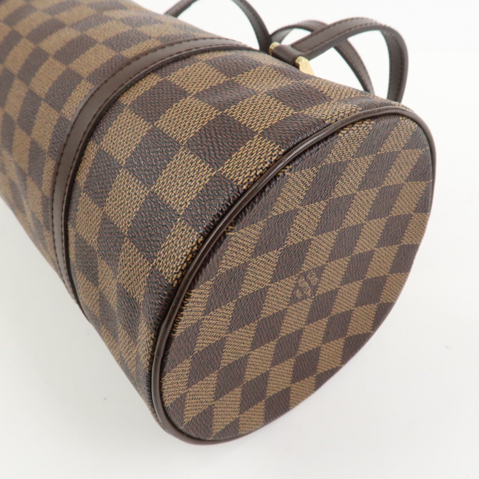 Louis Vuitton Damier Ebene Papillon 30 Hand Bag Brown N51303