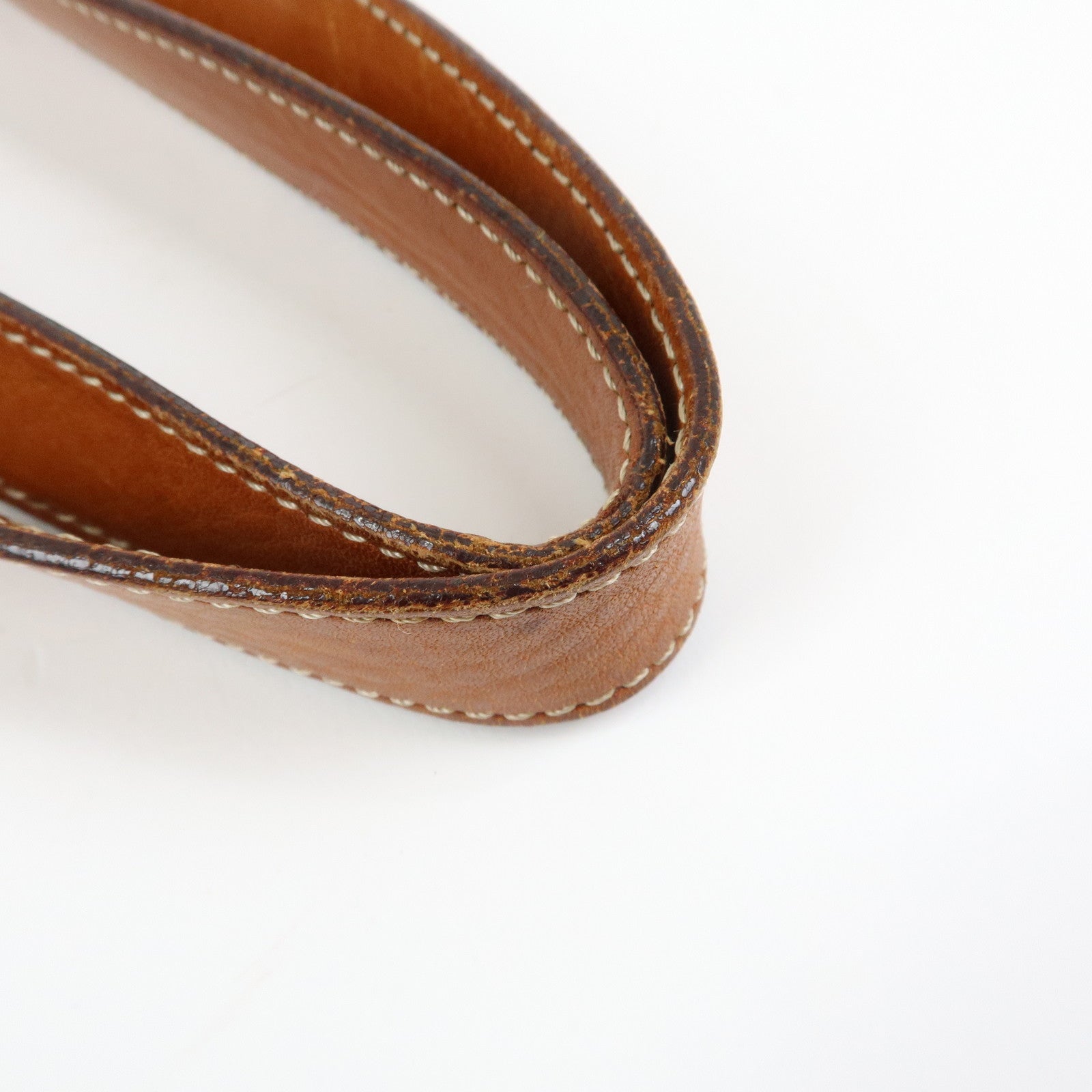CELINE Macadam PVC Leather Shoulder Bag Tote Bag Brown