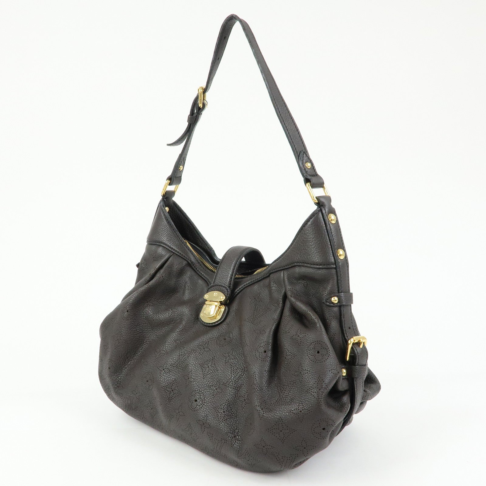 Louis Vuitton Monogram Mahina XS Leather 2Way Bag Chocolat M95972