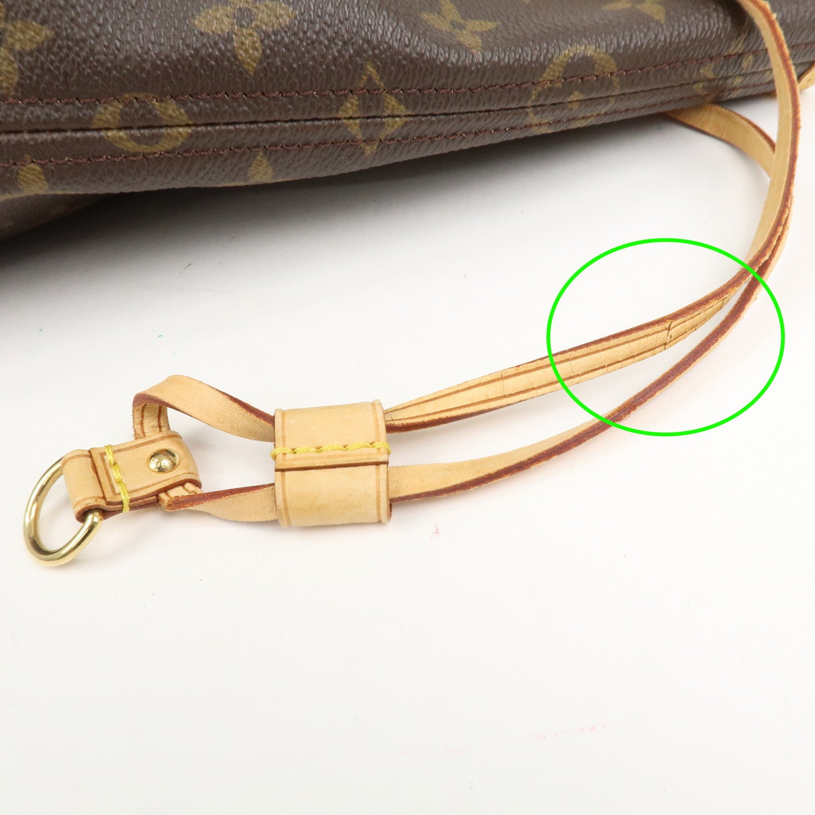 Louis Vuitton Monogram Neverfull MM Tote Bag Brown M40156