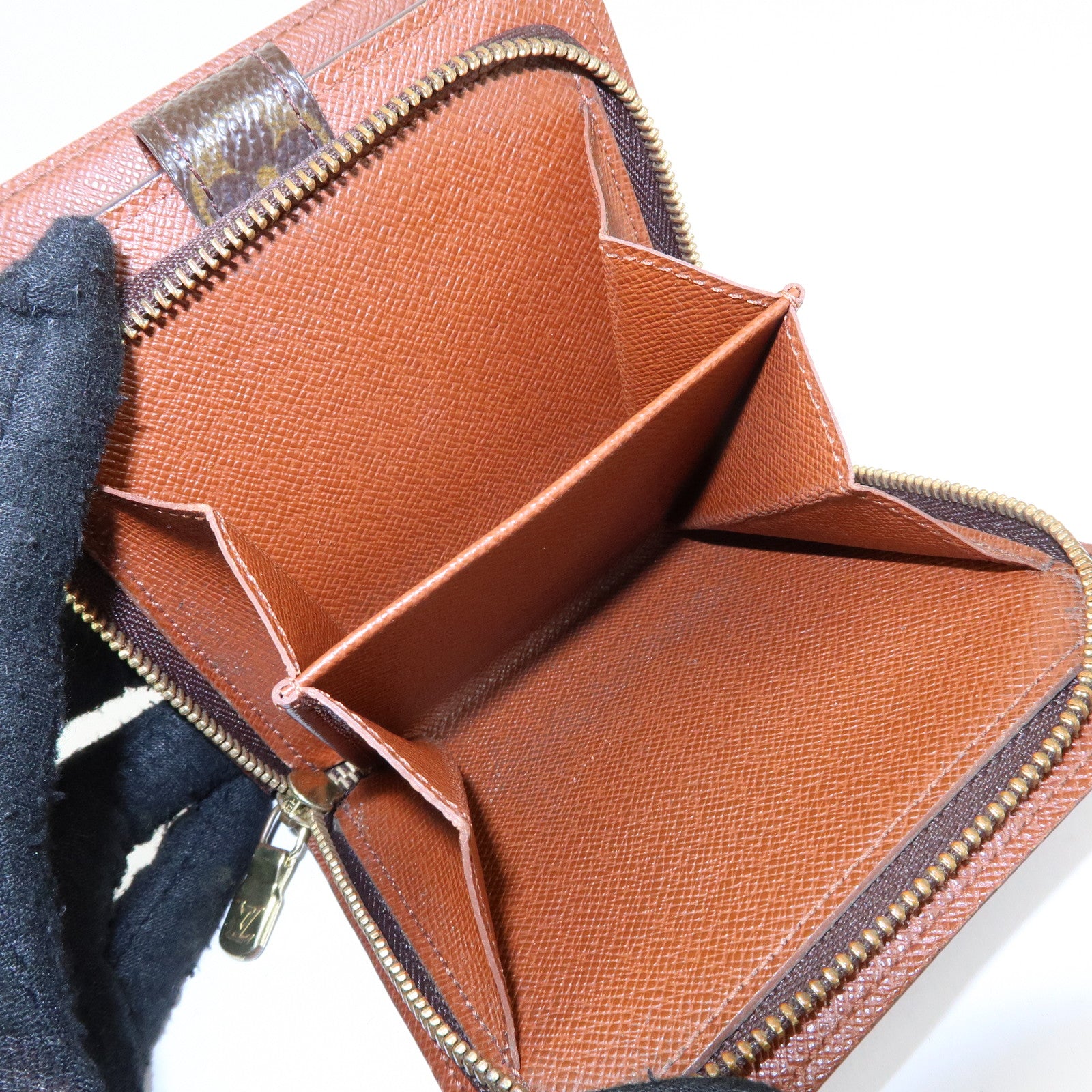 Louis Vuitton Monogram Compact Zippy Bi-fold Wallet Brown M61667