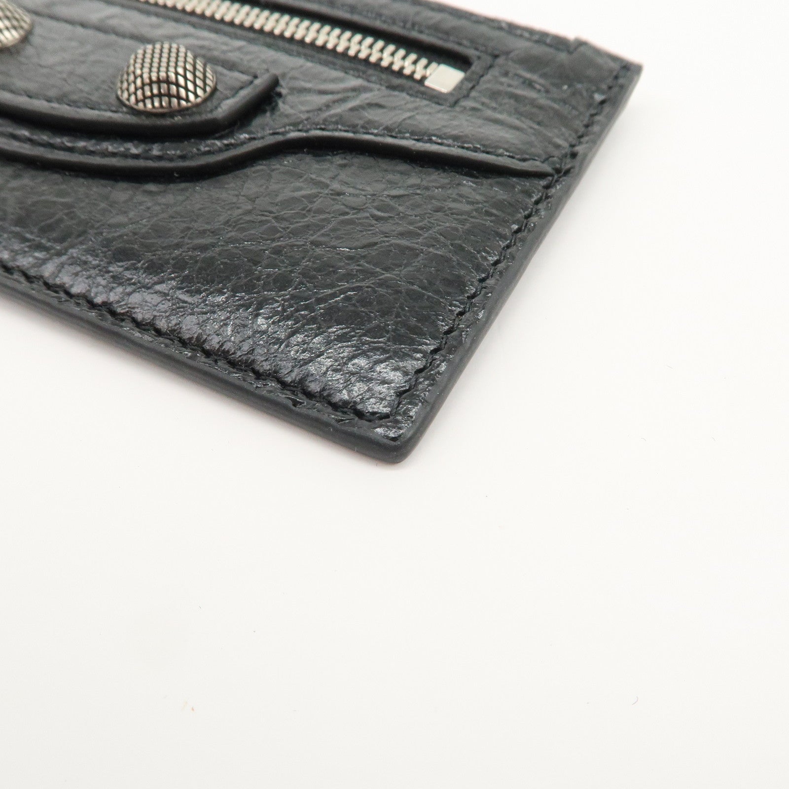 BALENCIAGA Le Cagole Leather Card Holder Fragment Case 764324