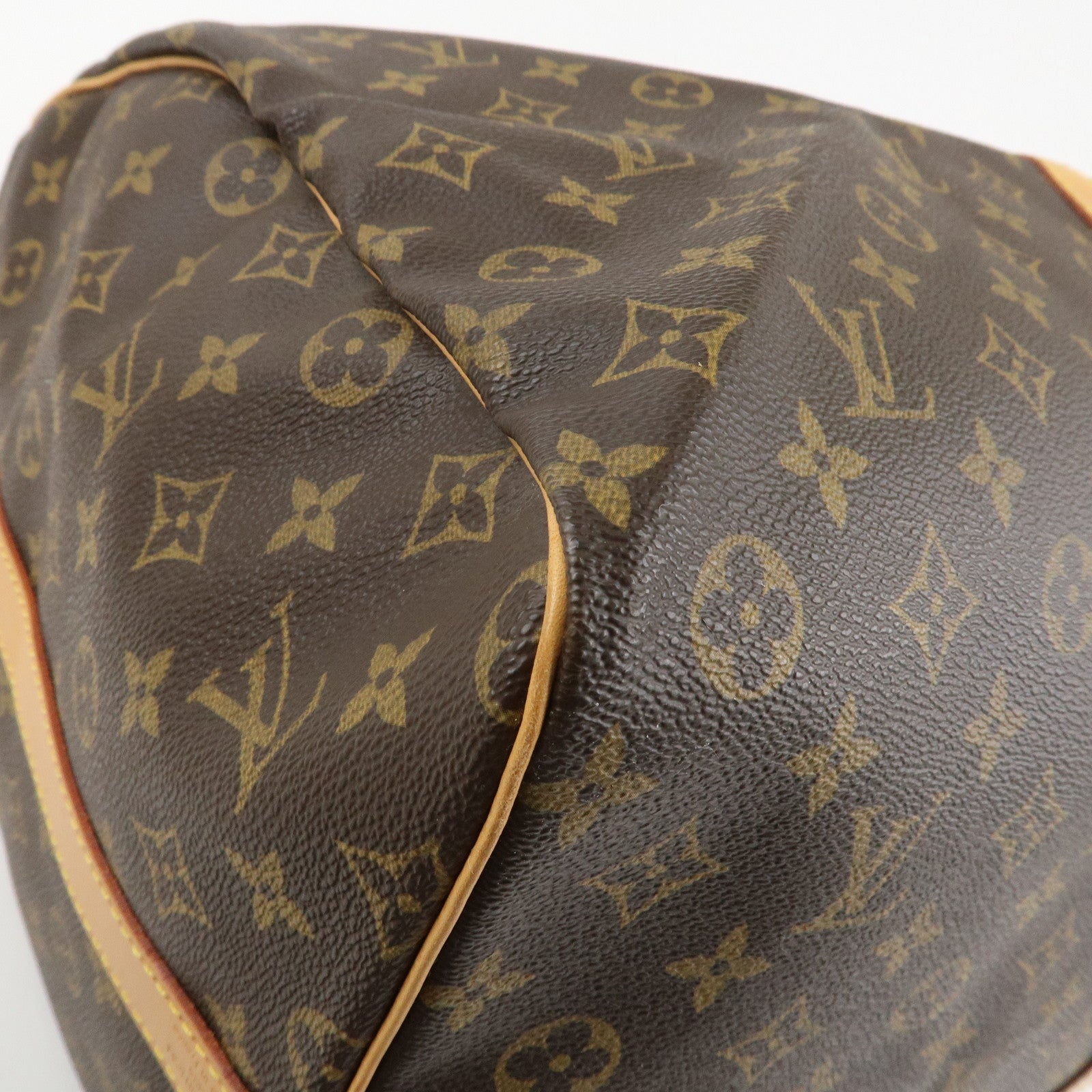 Louis Vuitton Monogram Keep All Bandouliere 60 Bag Brown M41412 Used