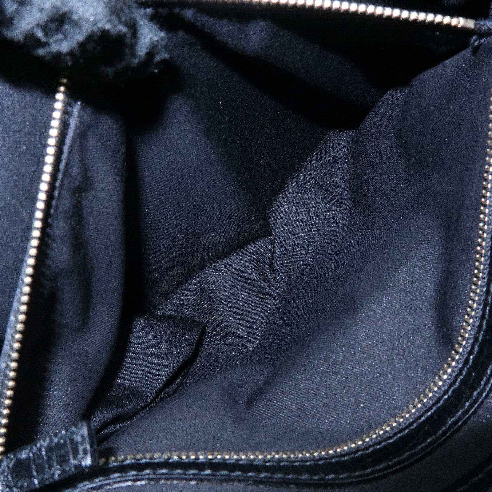 GUCCI Sherry GG Canvas Leather Shoulder Bag Hand Bag Black 130779
