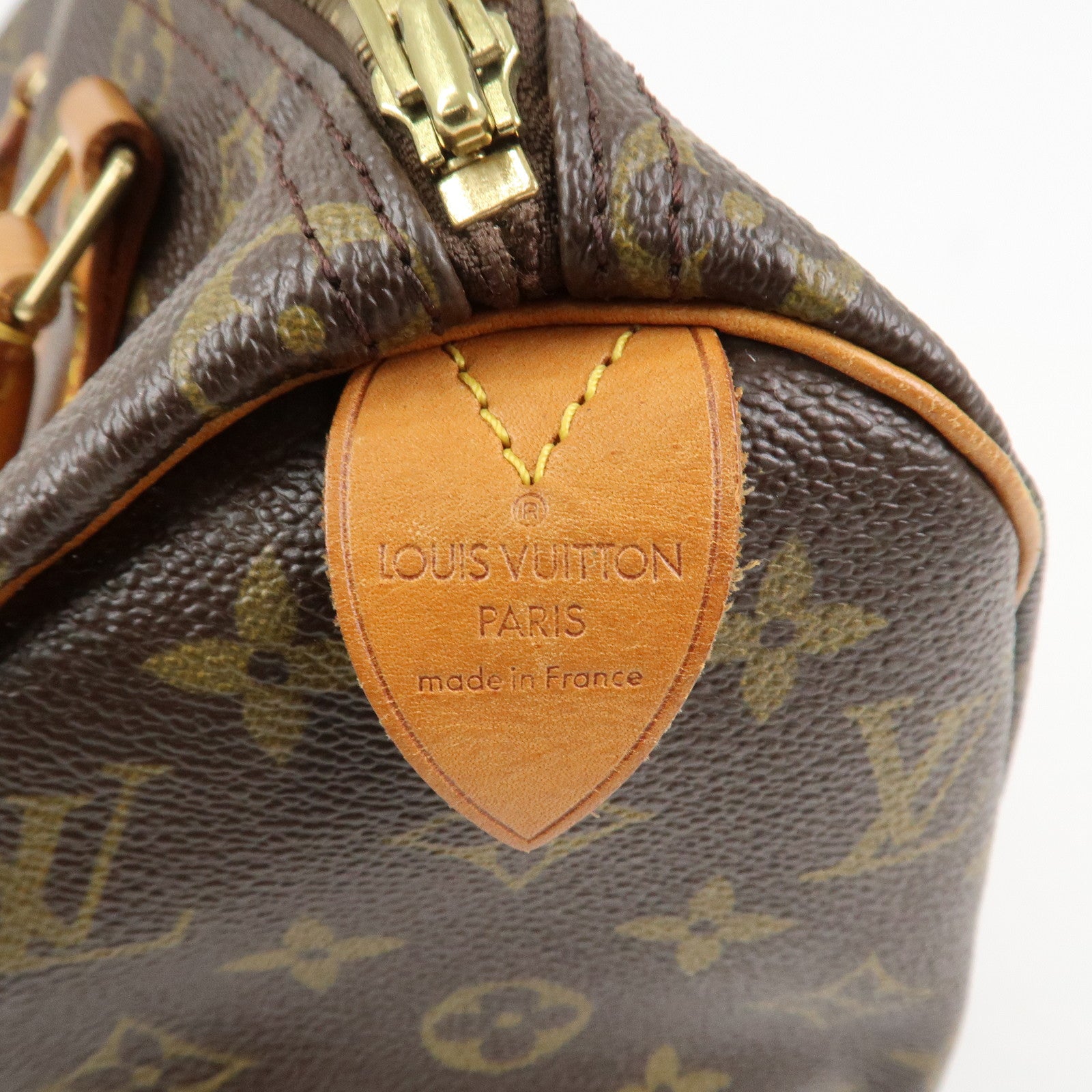 Louis Vuitton Monogram Speedy 25 Boston Bag Hand Bag Brown M41528