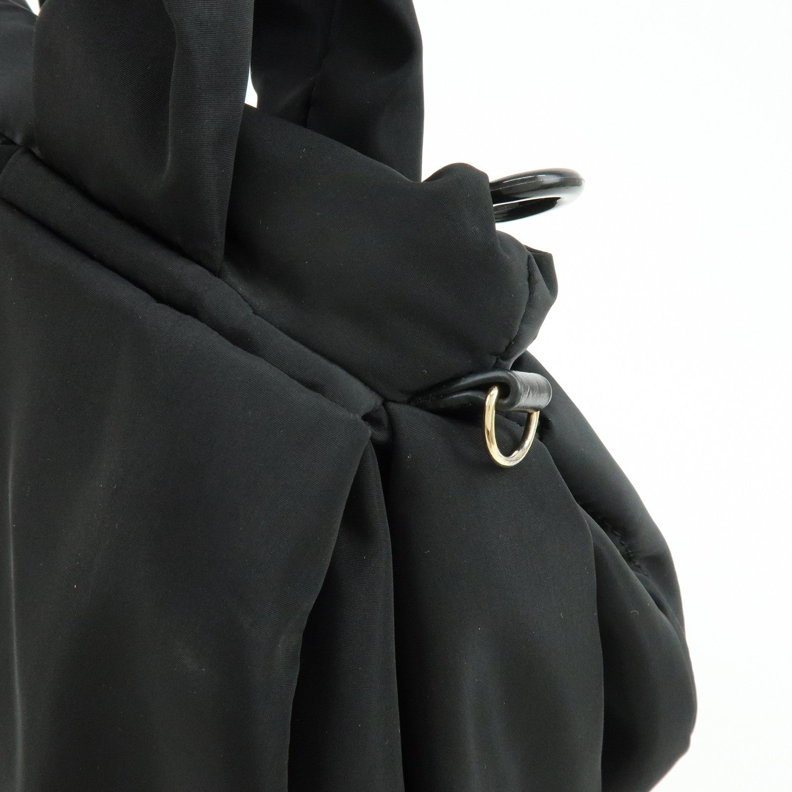 Chloe See by Chloe Nylon 2Way Bag Shoulder Bag Hand Bag Black