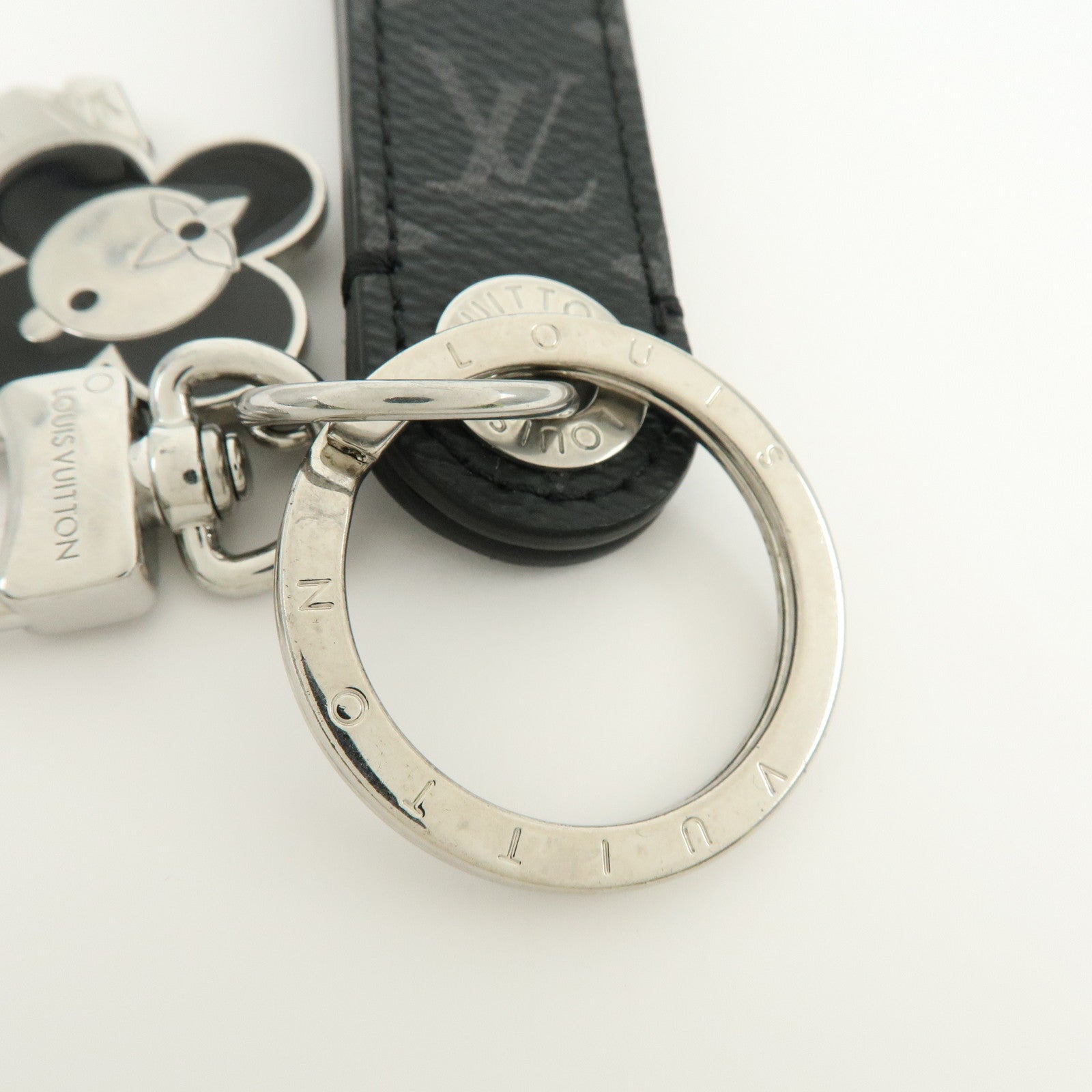 Louis Vuitton Monogram Eclipse Dragonne Vivienne Key Charm 01821