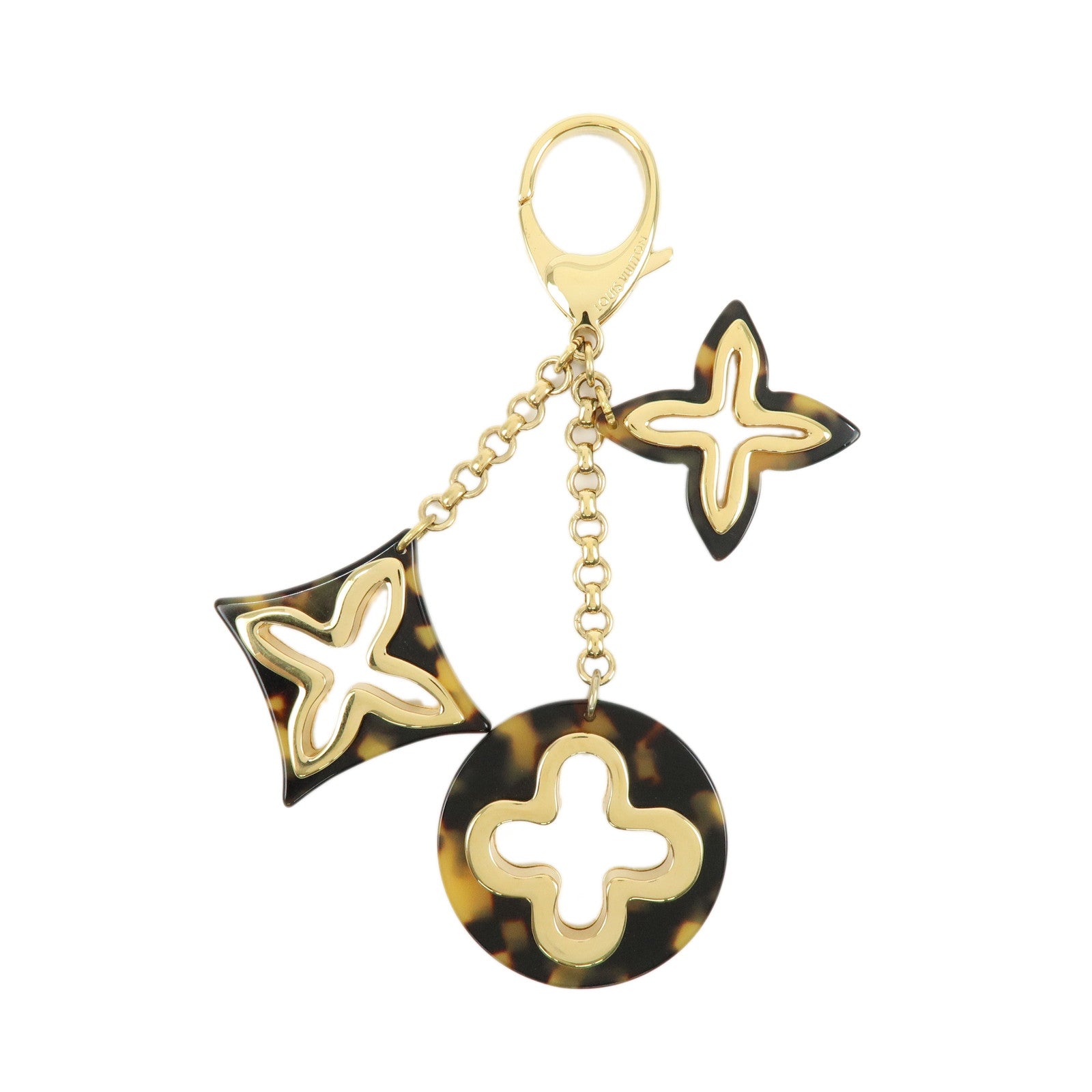 Louis Vuitton Bijou Sac Insolence Bag Charm Gold Brown M65087