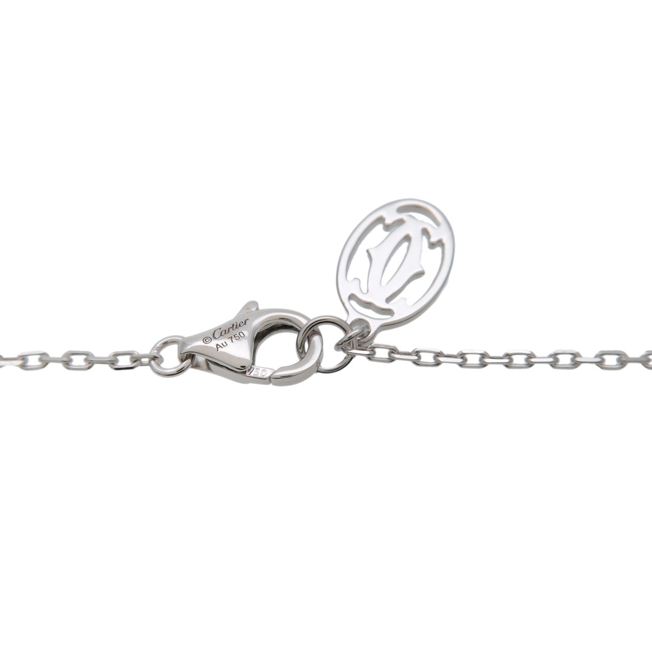 Cartier Diamants Legers Necklace SM Diamond D'amour 0.09ct 750WG