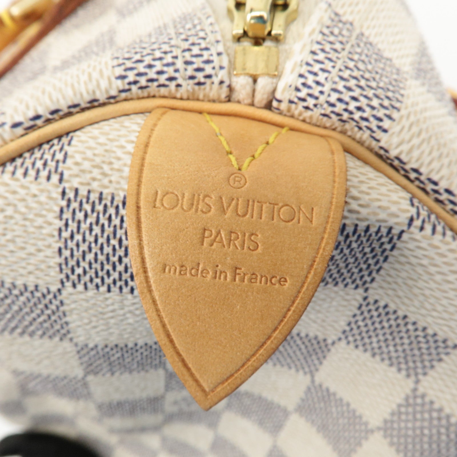 Louis Vuitton Damier Azur Speedy 25 Boston Bag Hand Bag N41534 Used