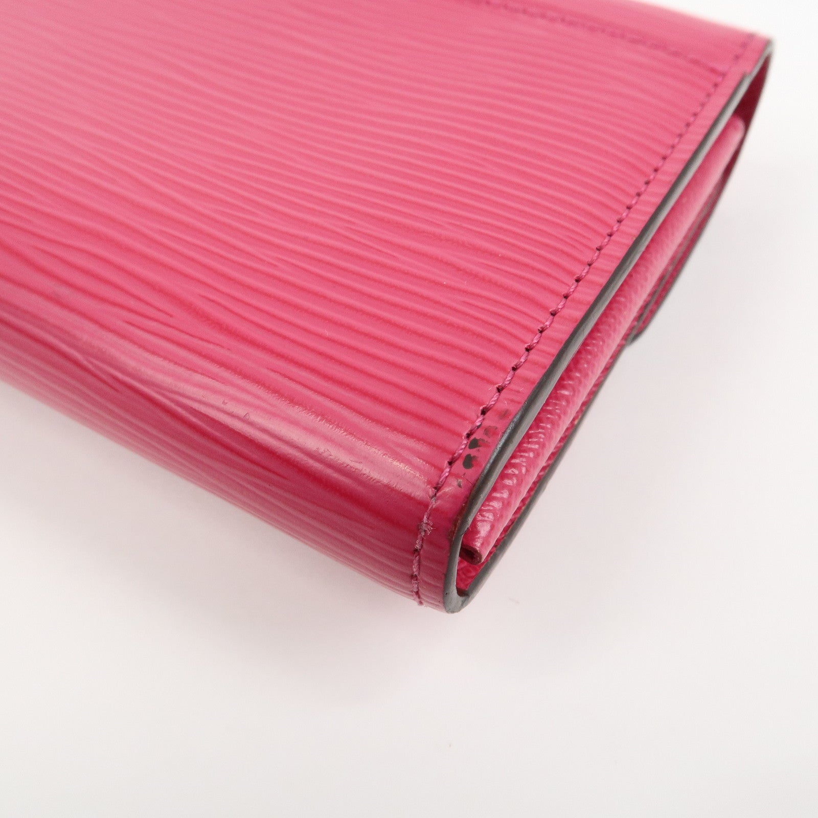 Louis Vuitton Epi Portefeuille Sarah Long Wallet Fuchsia M60580