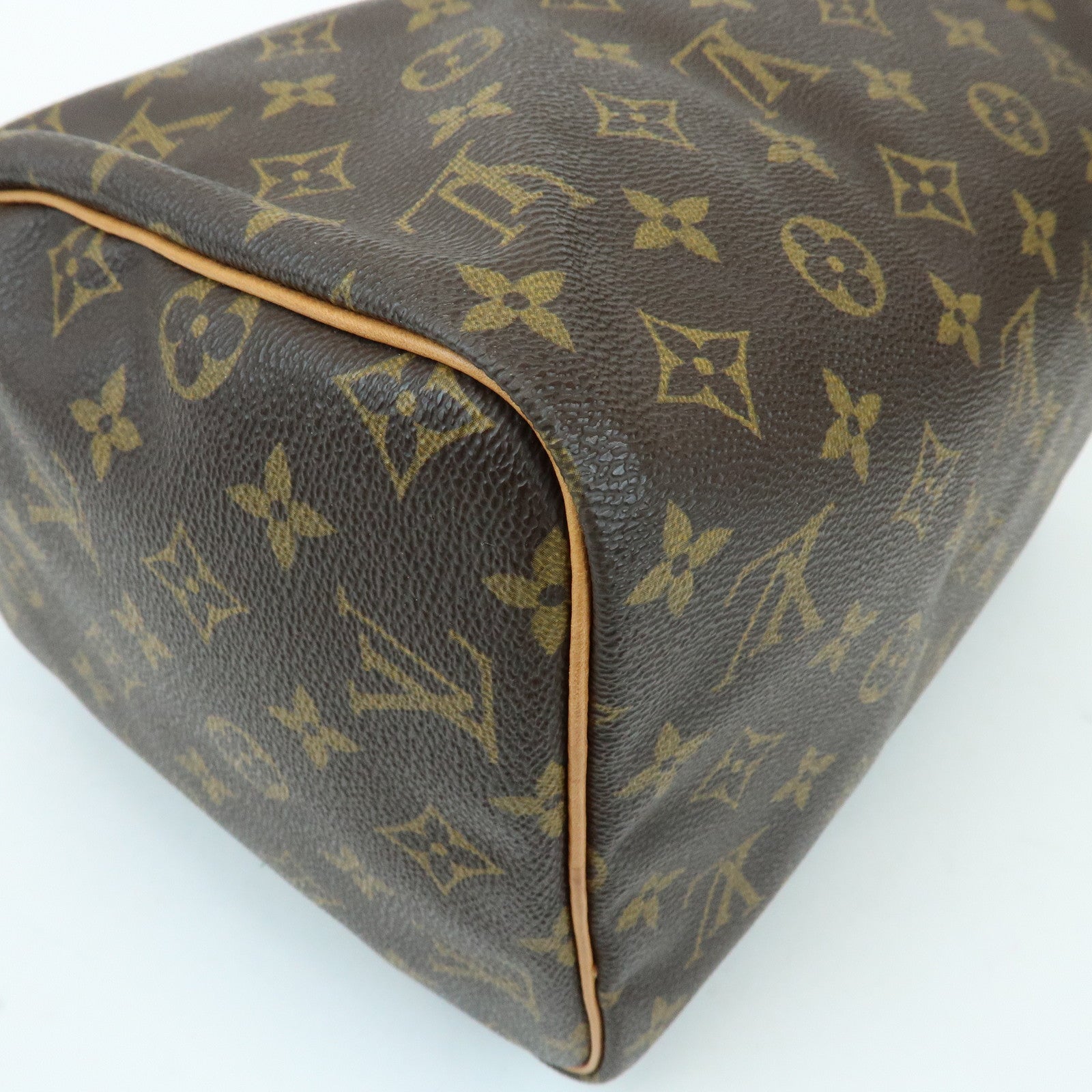 Louis Vuitton Monogram Speedy 30 Boston Bag Hand Bag Brown M41526