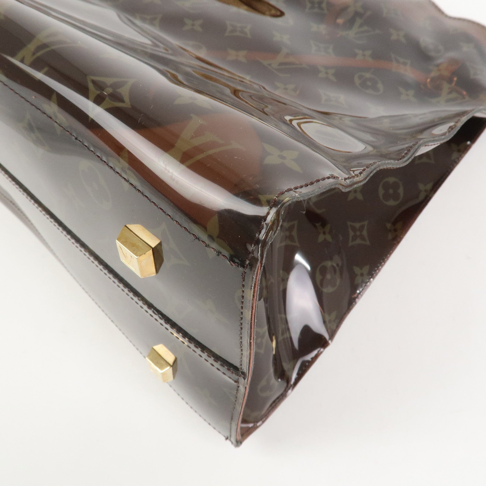 Louis Vuitton Monogram Cabas Cruise Vinyl Tote Bag Brown M50500