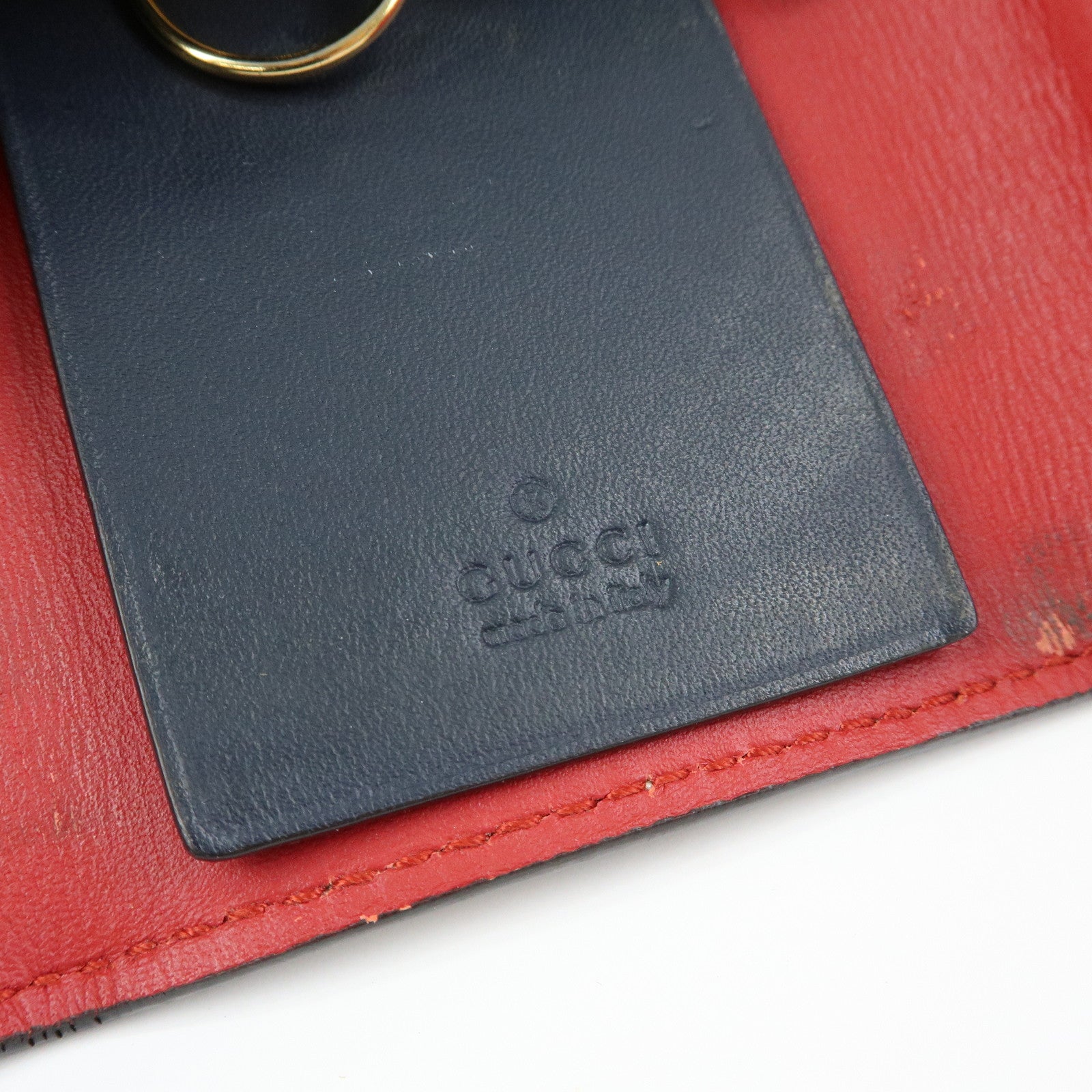 GUCCI Sherry Set of 2 GG Supreme Canvas Wallet 658634 435292