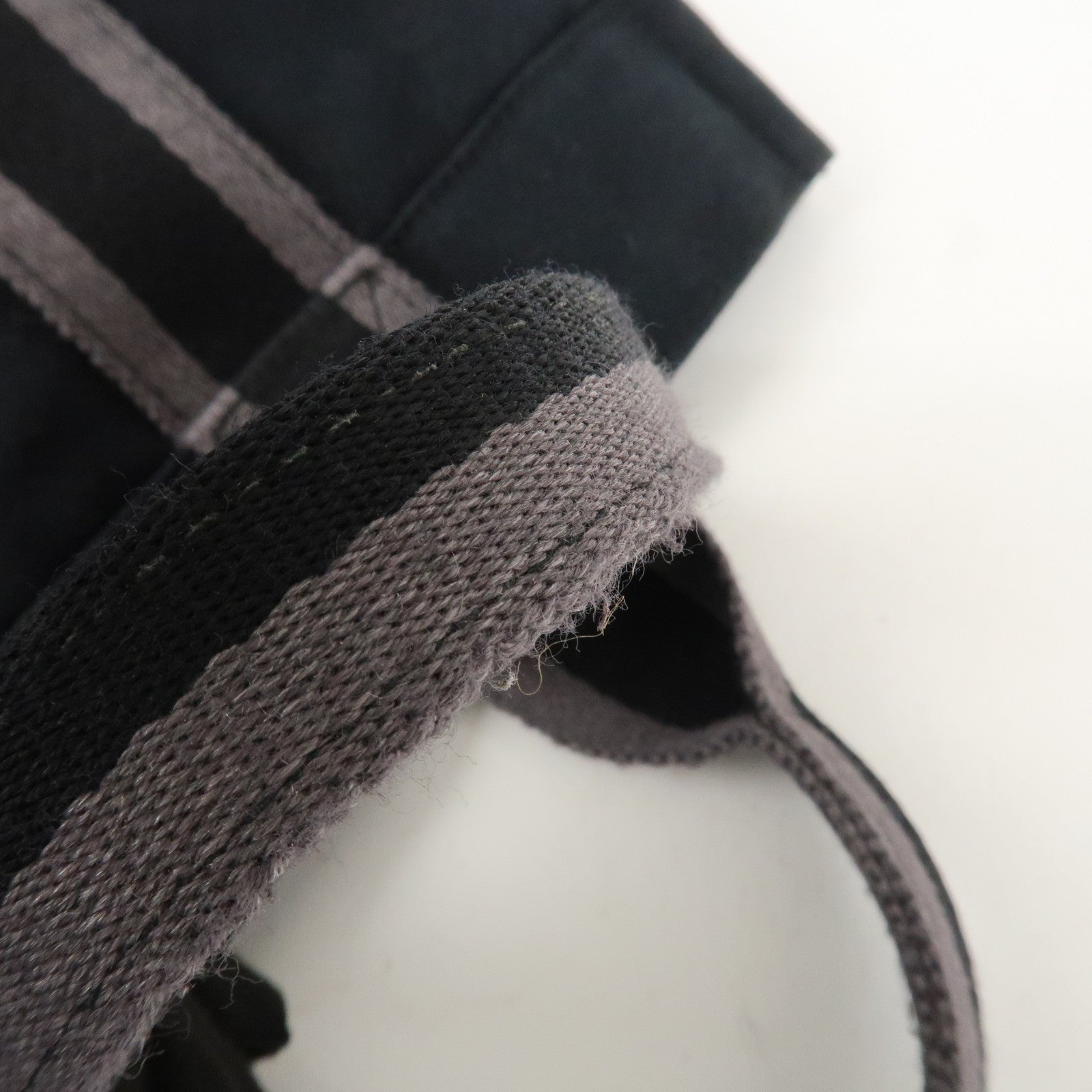 HERMES Fourre Tout PM Canvas Tote Bag Hand Bag Black