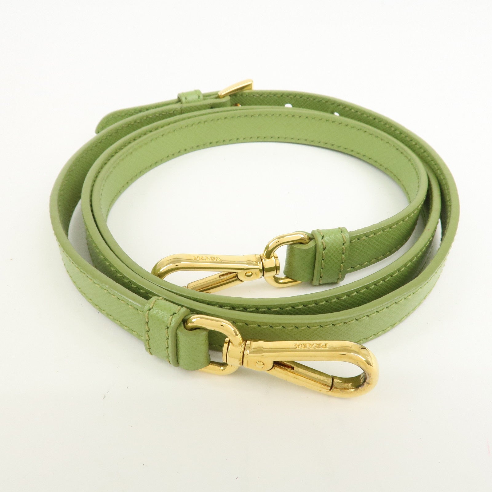 PRADA Galleria 2WAY Bag Hand Bag Shoulder Bag Light Green BN2316