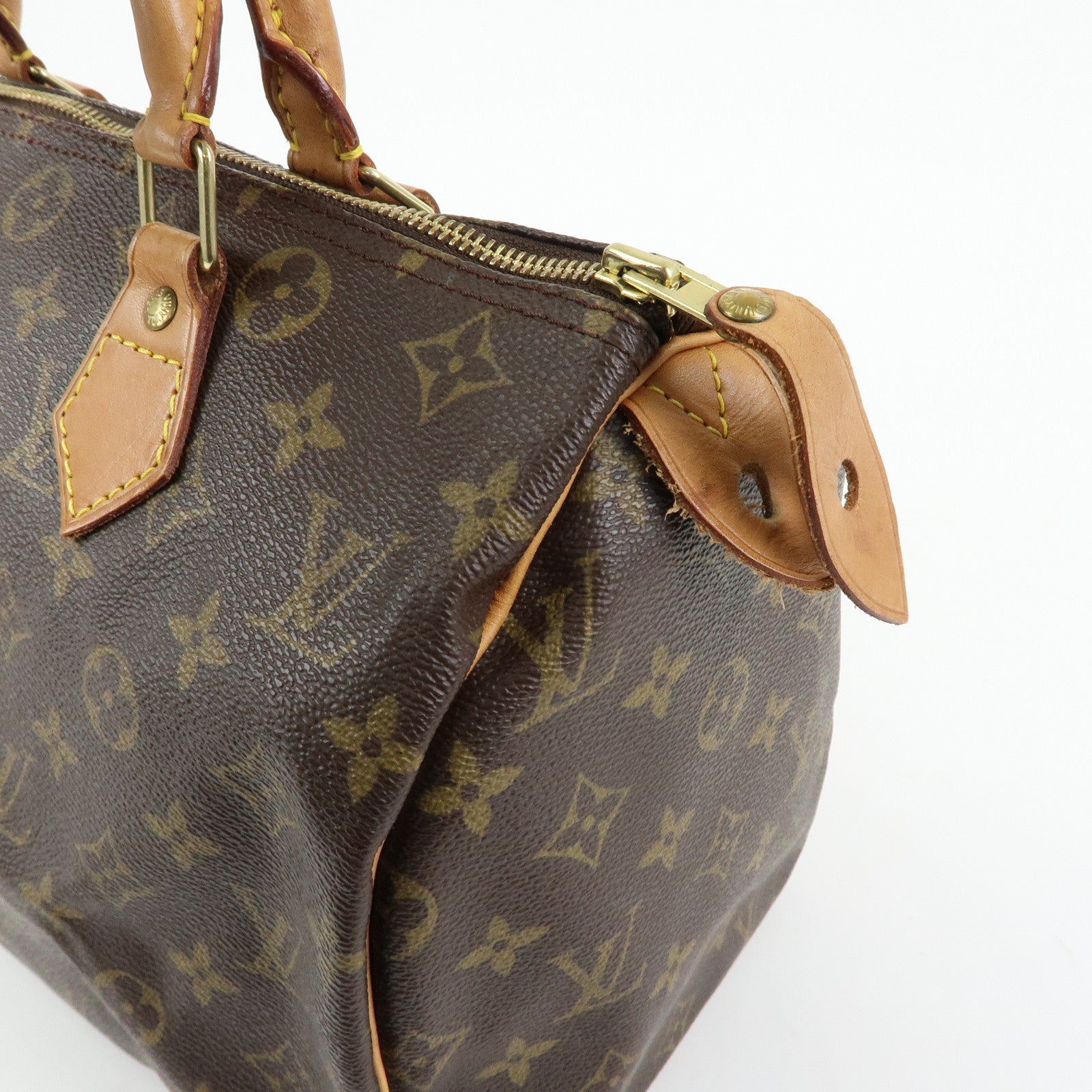 Louis Vuitton Monogram Speedy 30 Boston Bag Hand Bag Brown M41526