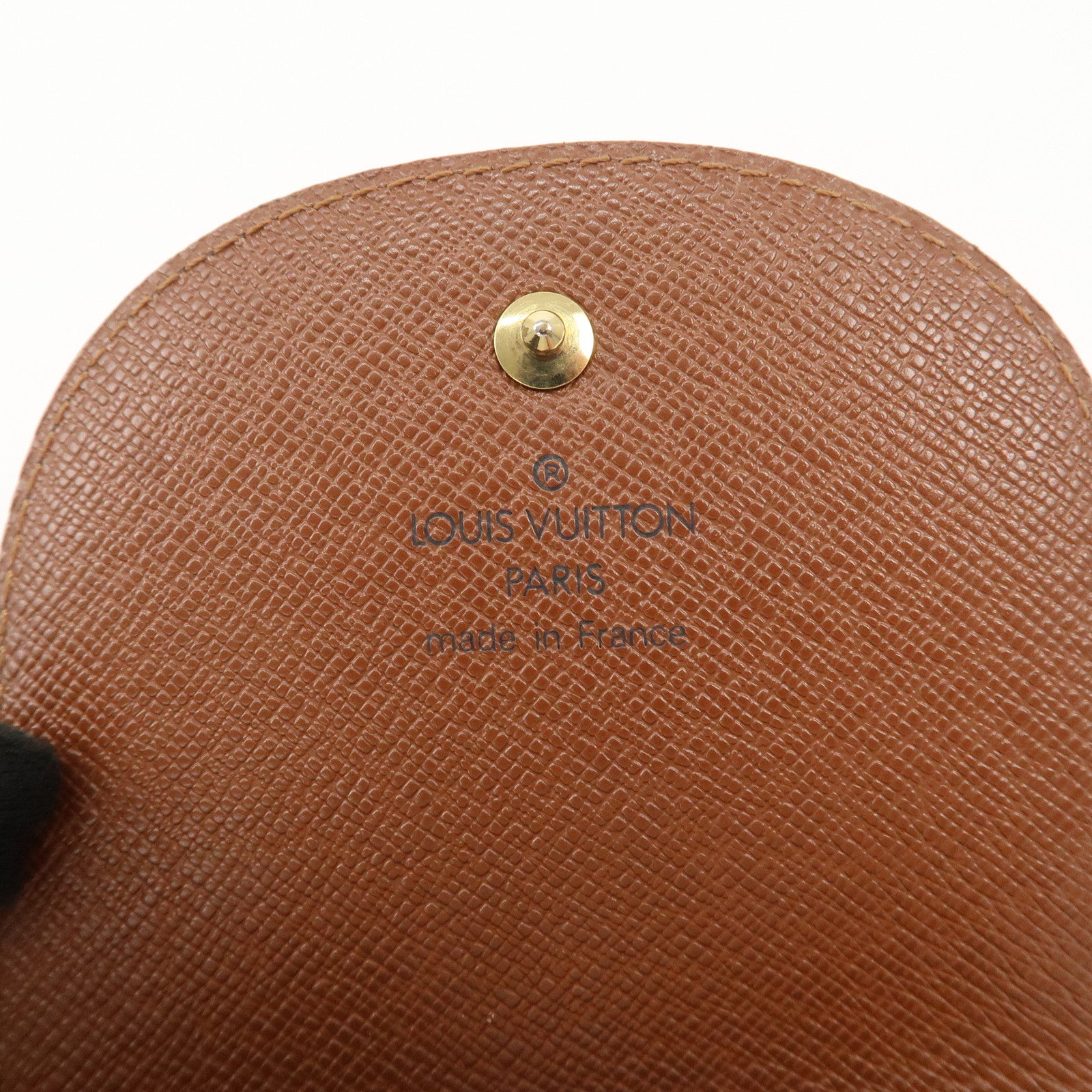 Louis Vuitton Monogram Porte Monnaie Gousset Coin Case M61970 Used