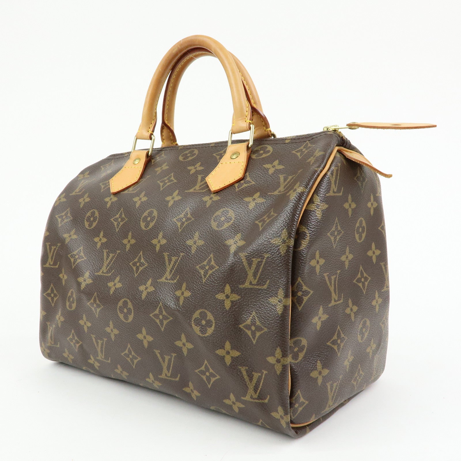 Louis Vuitton Monogram Speedy 30 Boston Bag Hand Bag Brown M41526