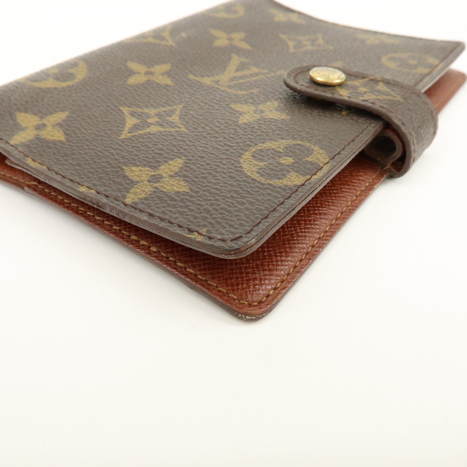 Louis Vuitton Monogram Agenda PM Planner Cover Brown R20005