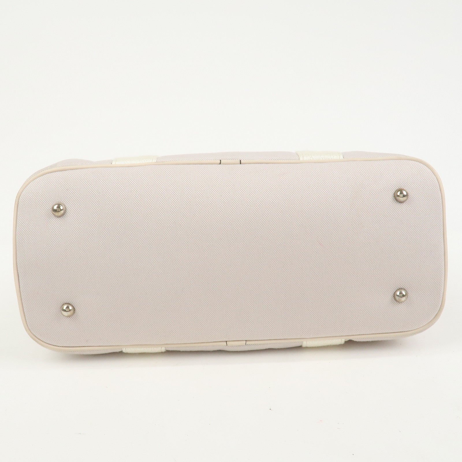 LOEWE Anagram Logo Canvas 2WAY Bag Shoulder Bag Hand Bag Gray