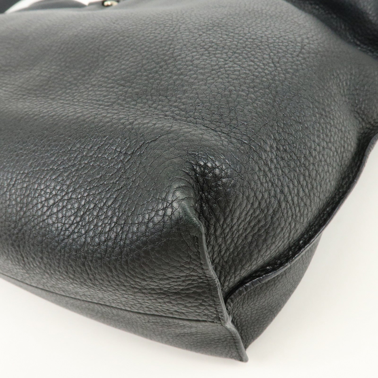 Chloe See By Chloe Leather 2Way Bag Shoulder Bag Hand Bag Black