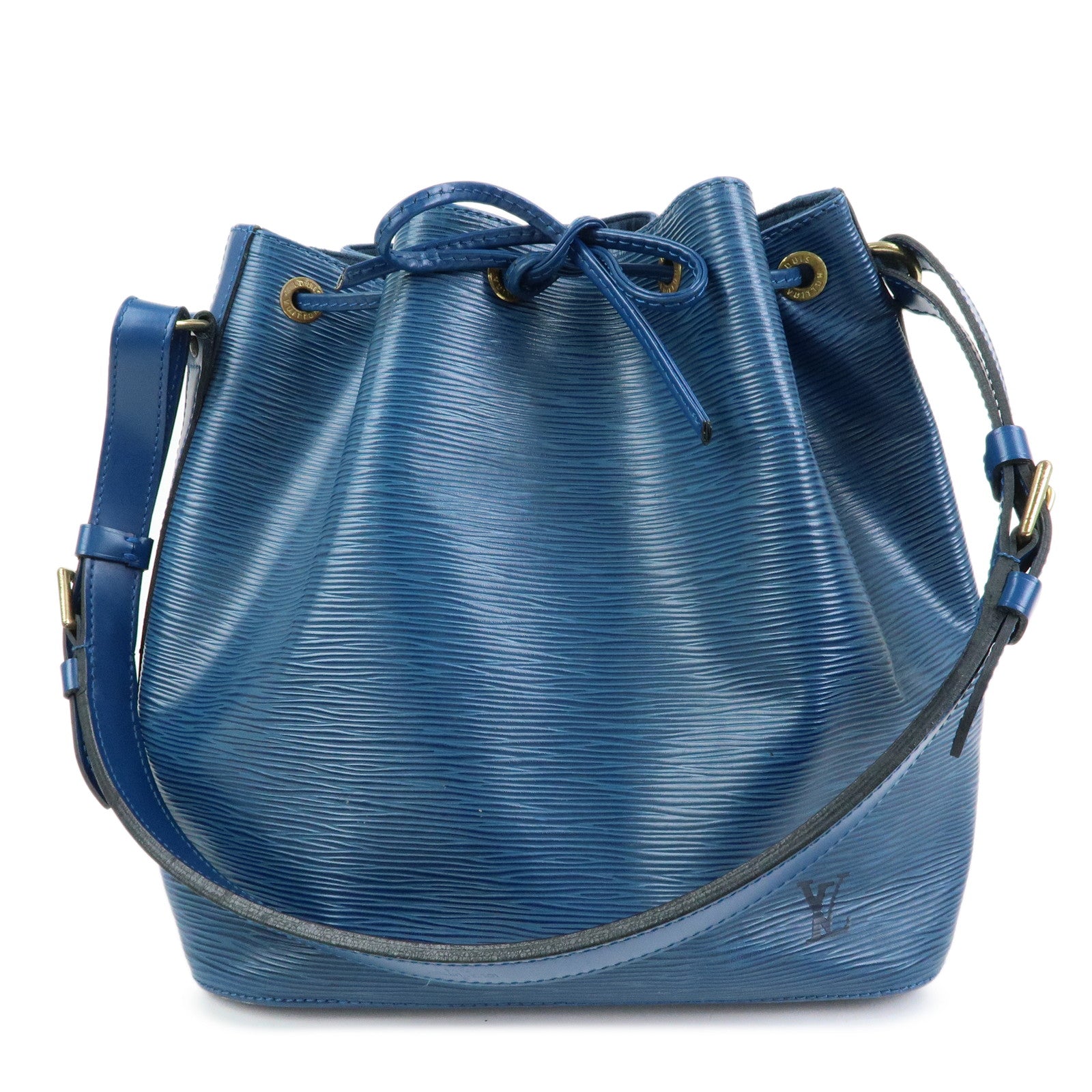 Louis Vuitton Epi Leather Petit Noe Shoulder Bag Toledo Blue M44105
