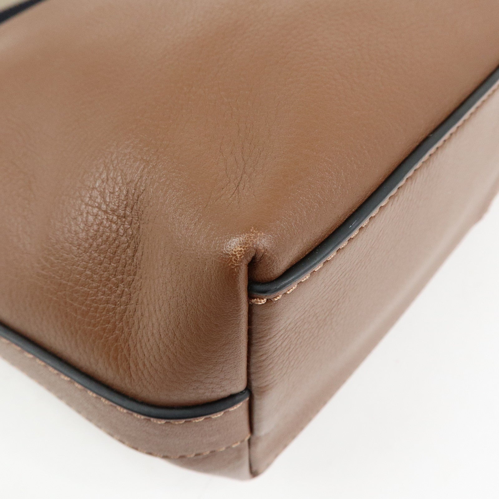 COACH Leather Charles Flight Bag Shoulder Bag Crossbody Bag Brown