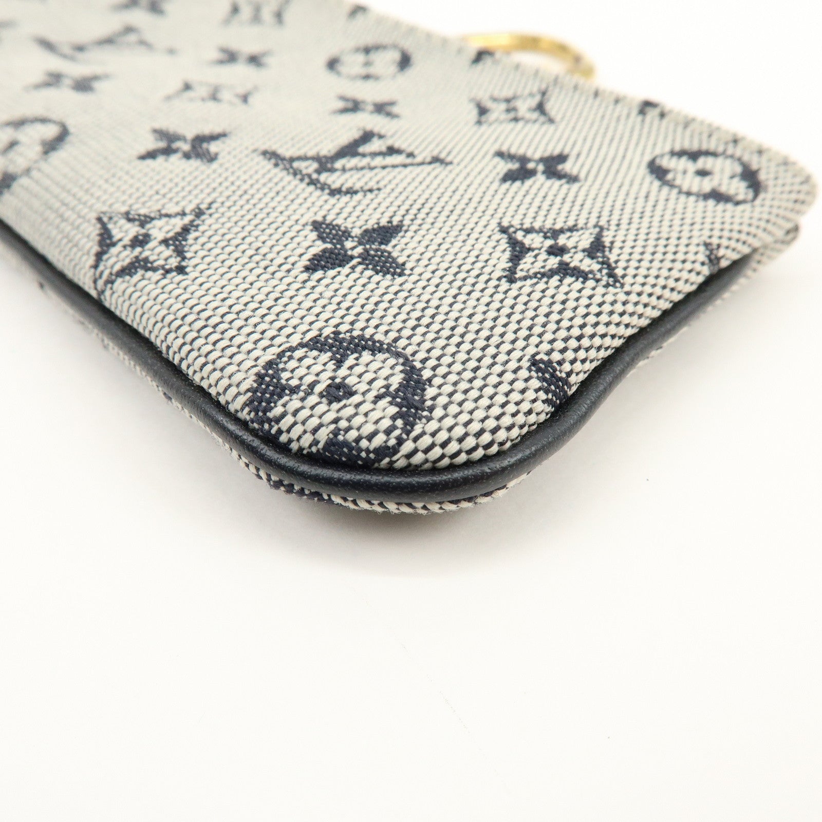 Louis Vuitton Monogram Mini Pochette Cles Coin Case Blue M92236
