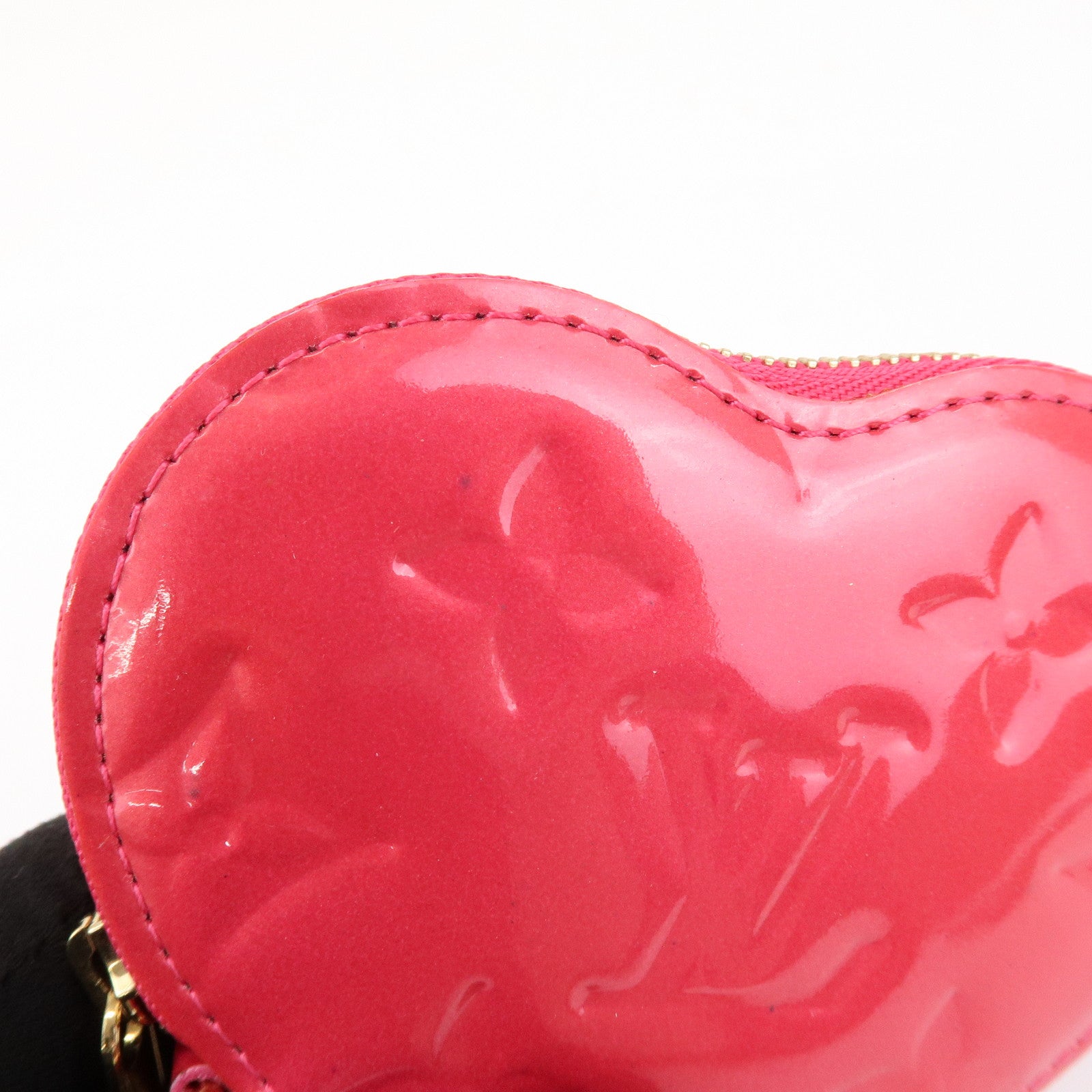 Louis Vuitton Monogram Vernis Porte Monnaie Coeur Coin Case M93657