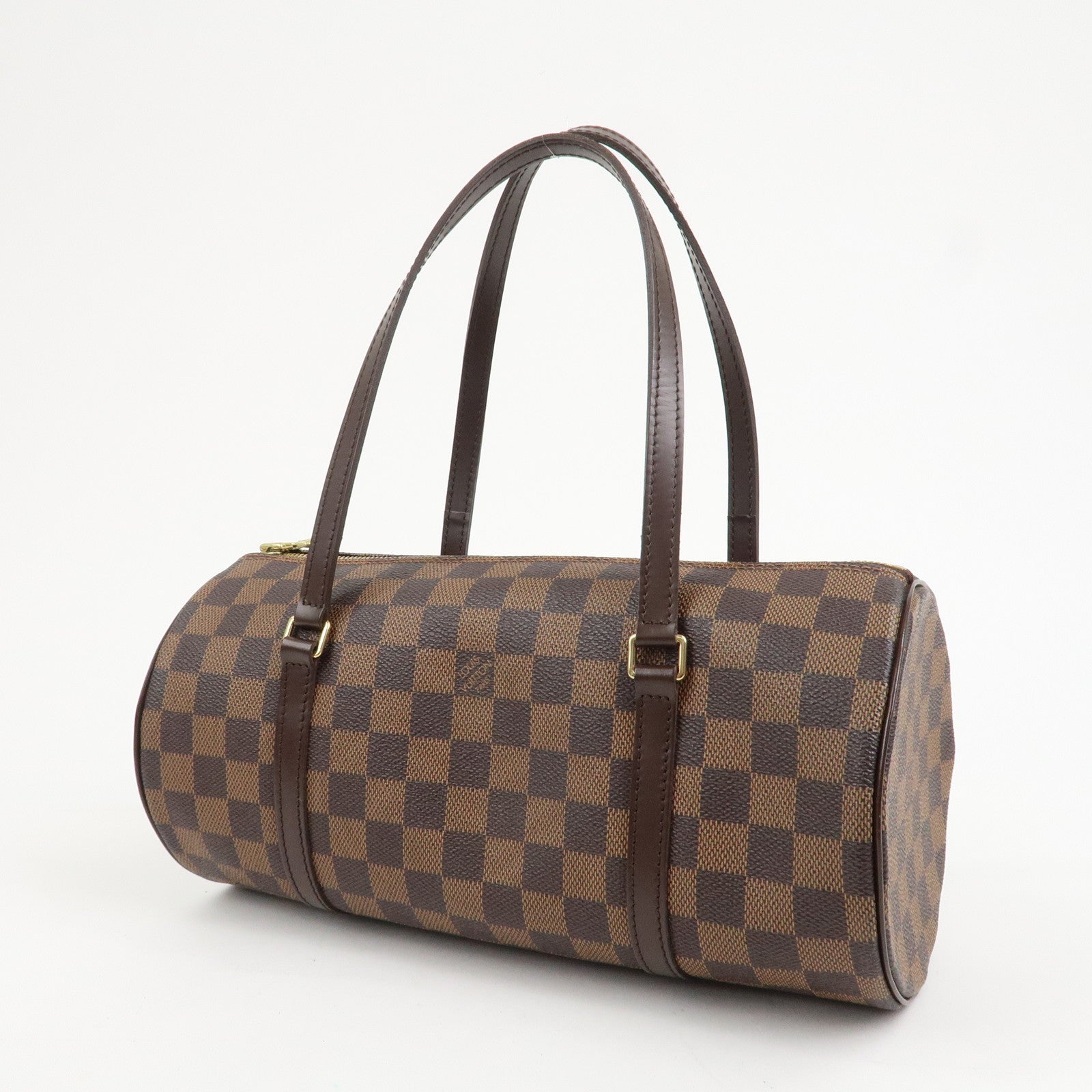 Louis Vuitton Damier Ebene Papillon 30 Hand Bag Brown N51303