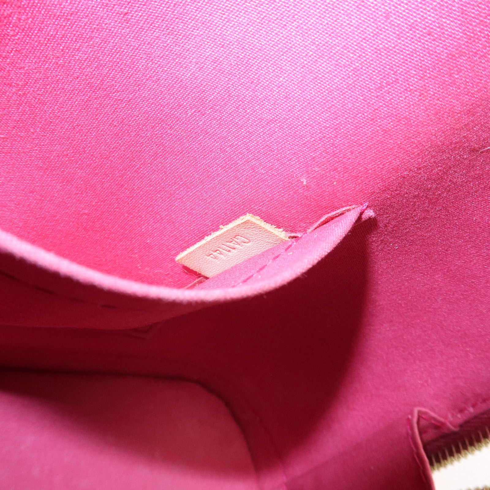 Louis Vuitton Monogram Vernis Alma BB 2Way Bag Rose Indien M91771 Used