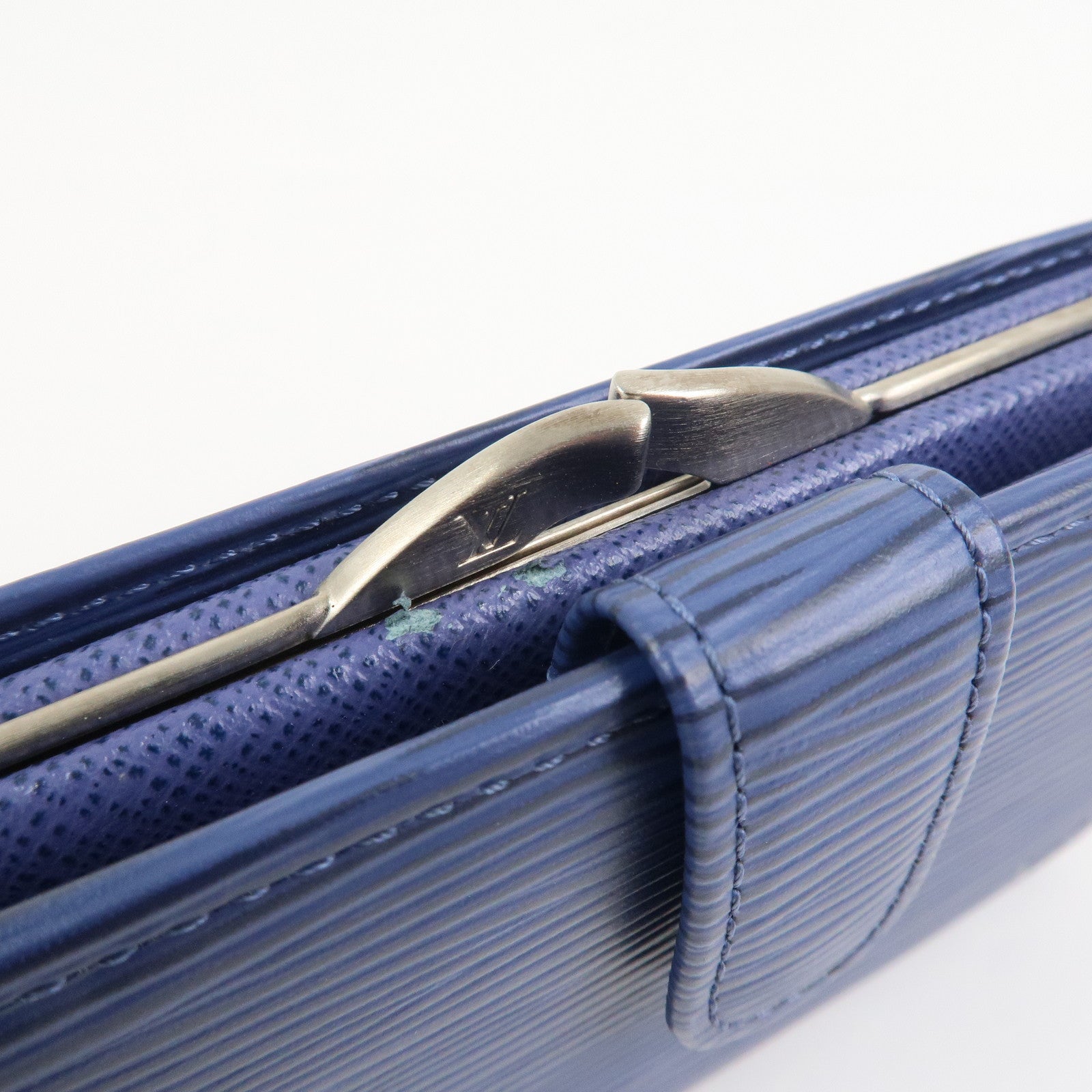 Louis Vuitton Epi Porte Monnaie Billets Viennois Wallet Blue M63245