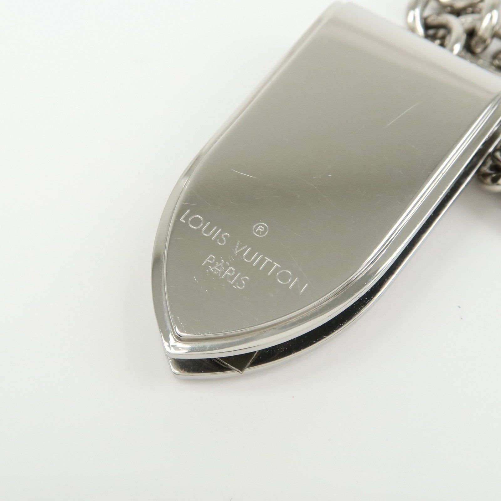 Louis Vuitton Pince Billets Chaine Ogive Metal Money Clip M66203