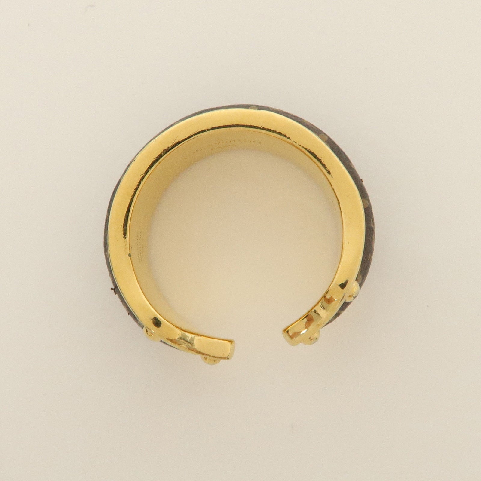 Louis Vuitton Bague Nanogram Sweet Dream Metal Ring M Gold M69607