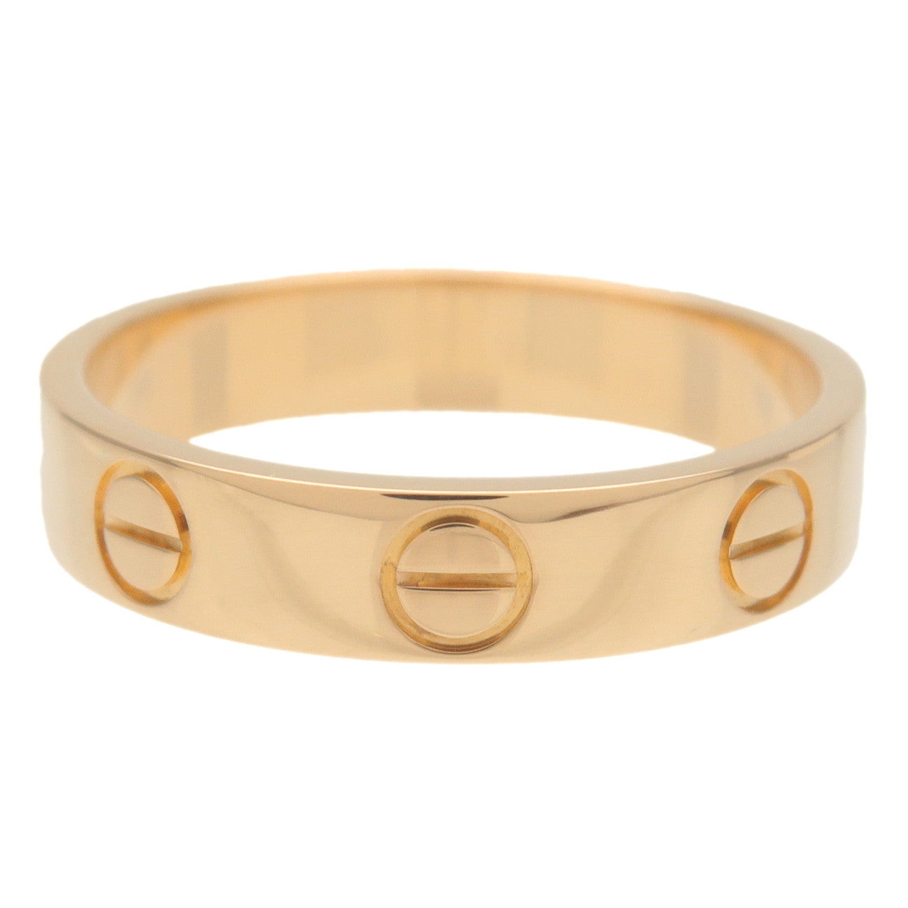 Cartier Mini Love Ring K18YG 750YG Yellow Gold #48 US4.5 EU48 Used