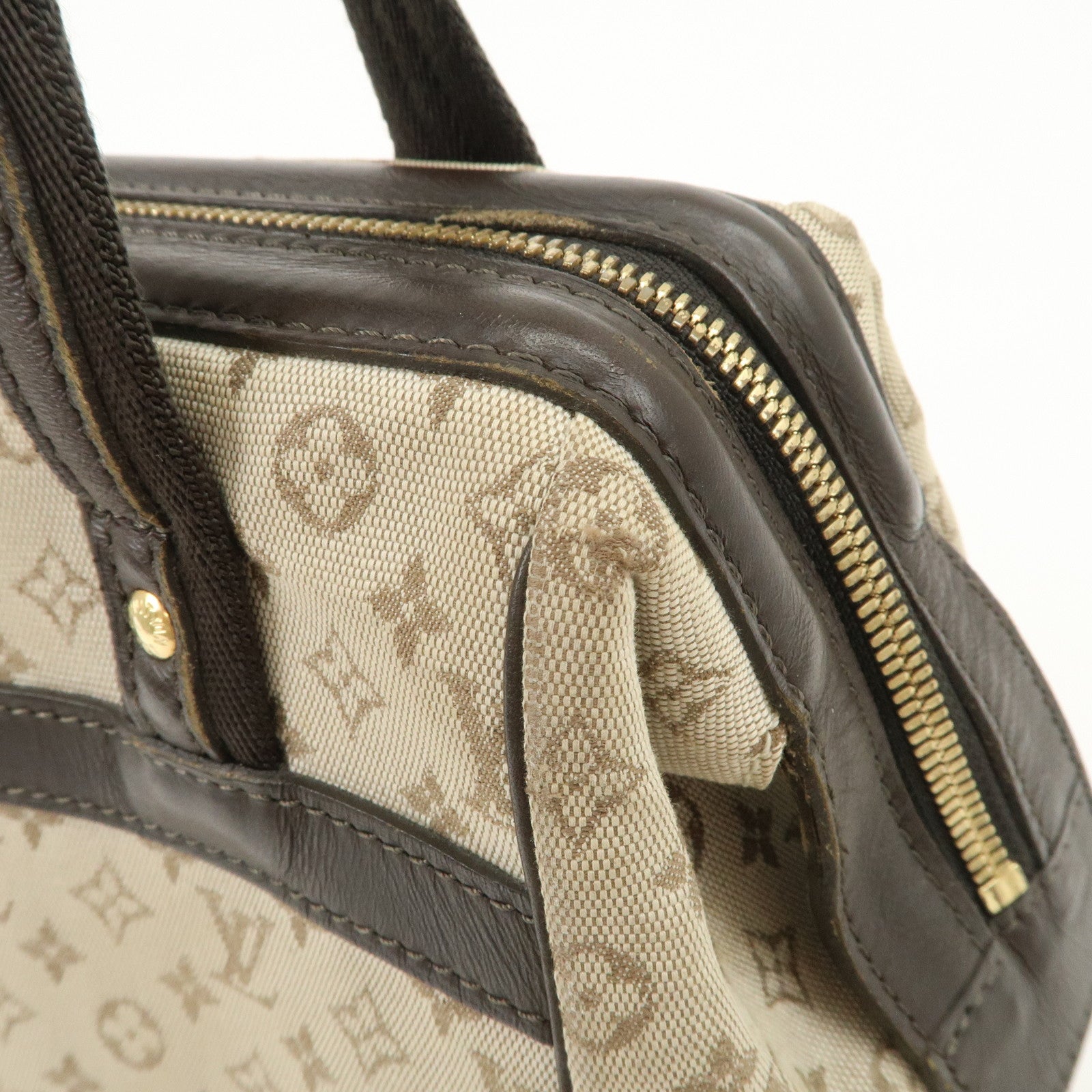 Louis Vuitton Monogram Mini Josephine PM Hand Bag Khaki M92215 Used Used