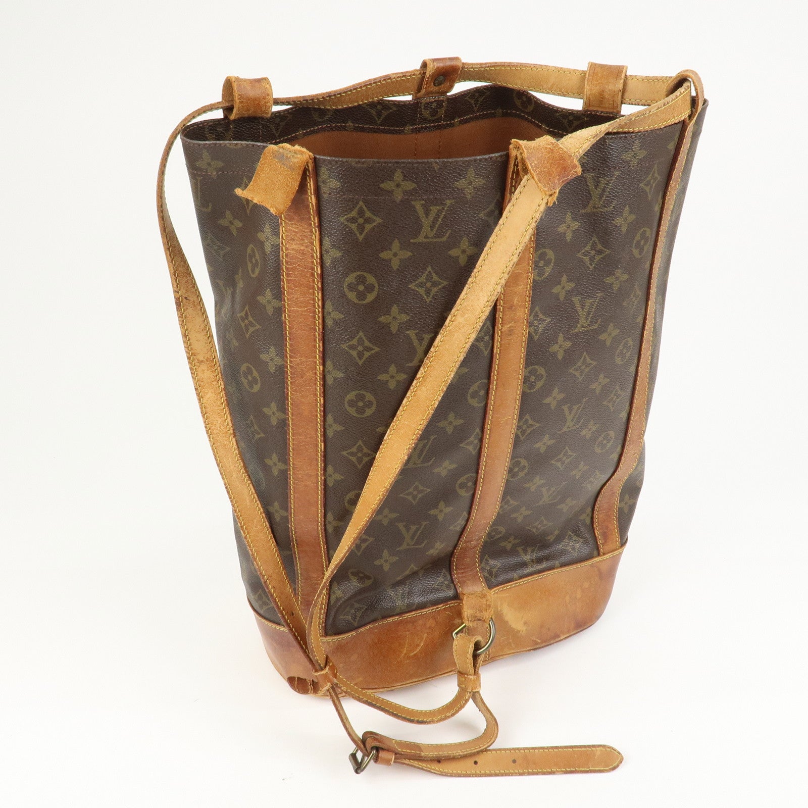 Louis Vuitton Monogram Randonnee GM Shoulder Bag Brown M42244