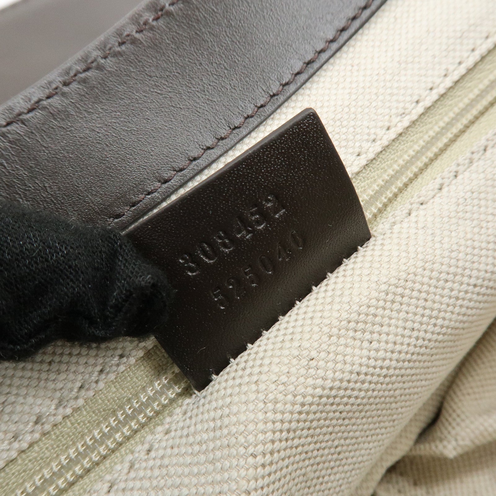 GUCCI Sukey Interlocking G GG Canvas Leather Shoulder Bag 308452